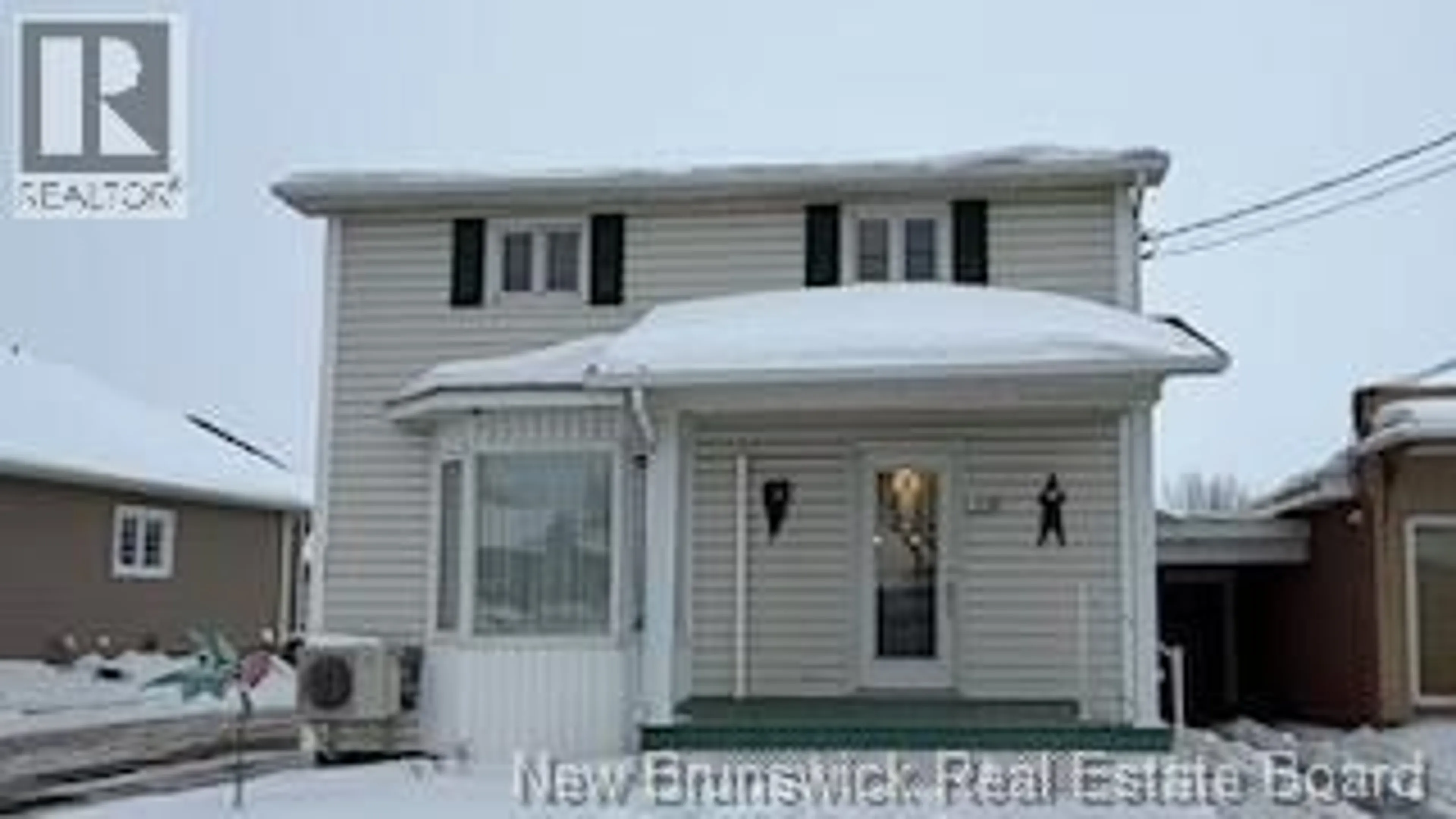 Home with vinyl exterior material, street for 1419 TOBIQUE STREET, Drummond New Brunswick E3Y2P6
