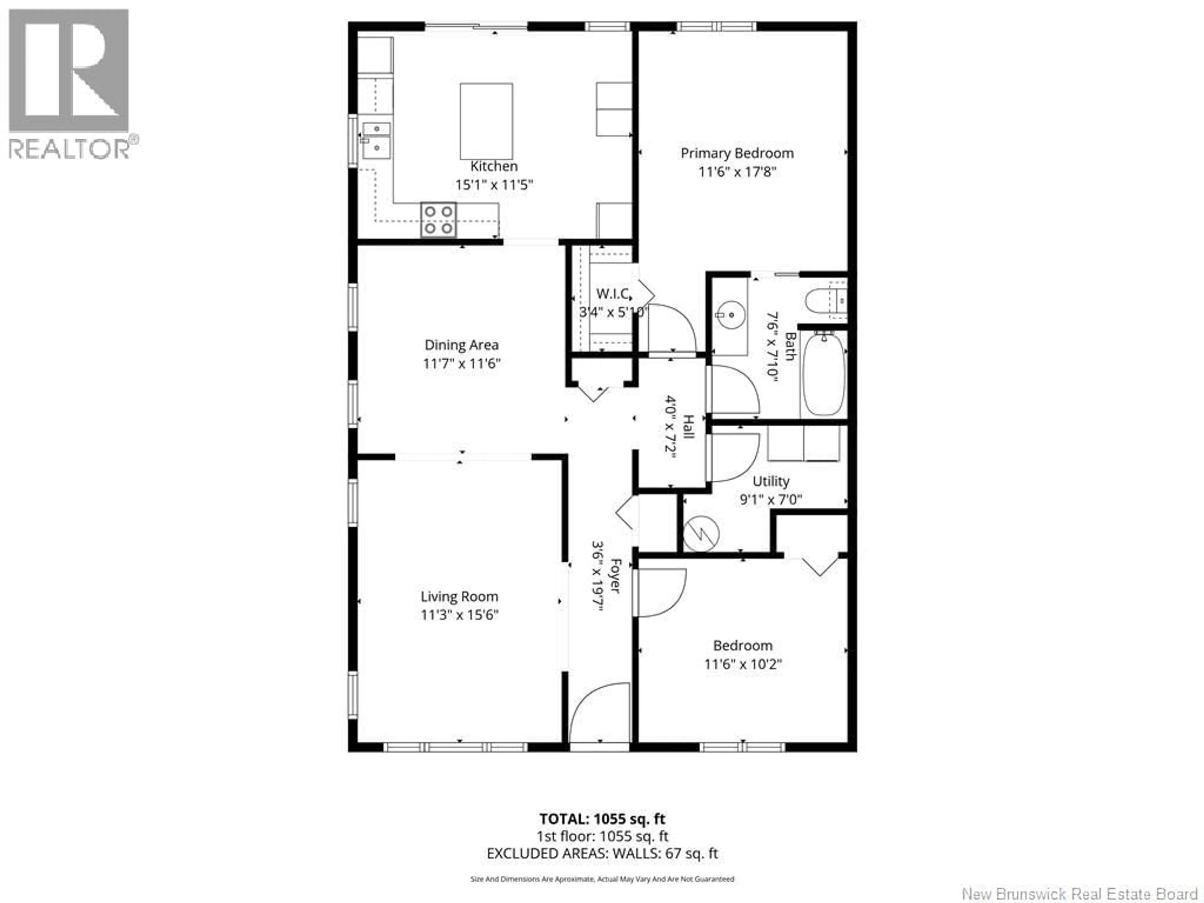 Floor plan for 162 - 268 ACADIE, Dieppe New Brunswick E1A6T2
