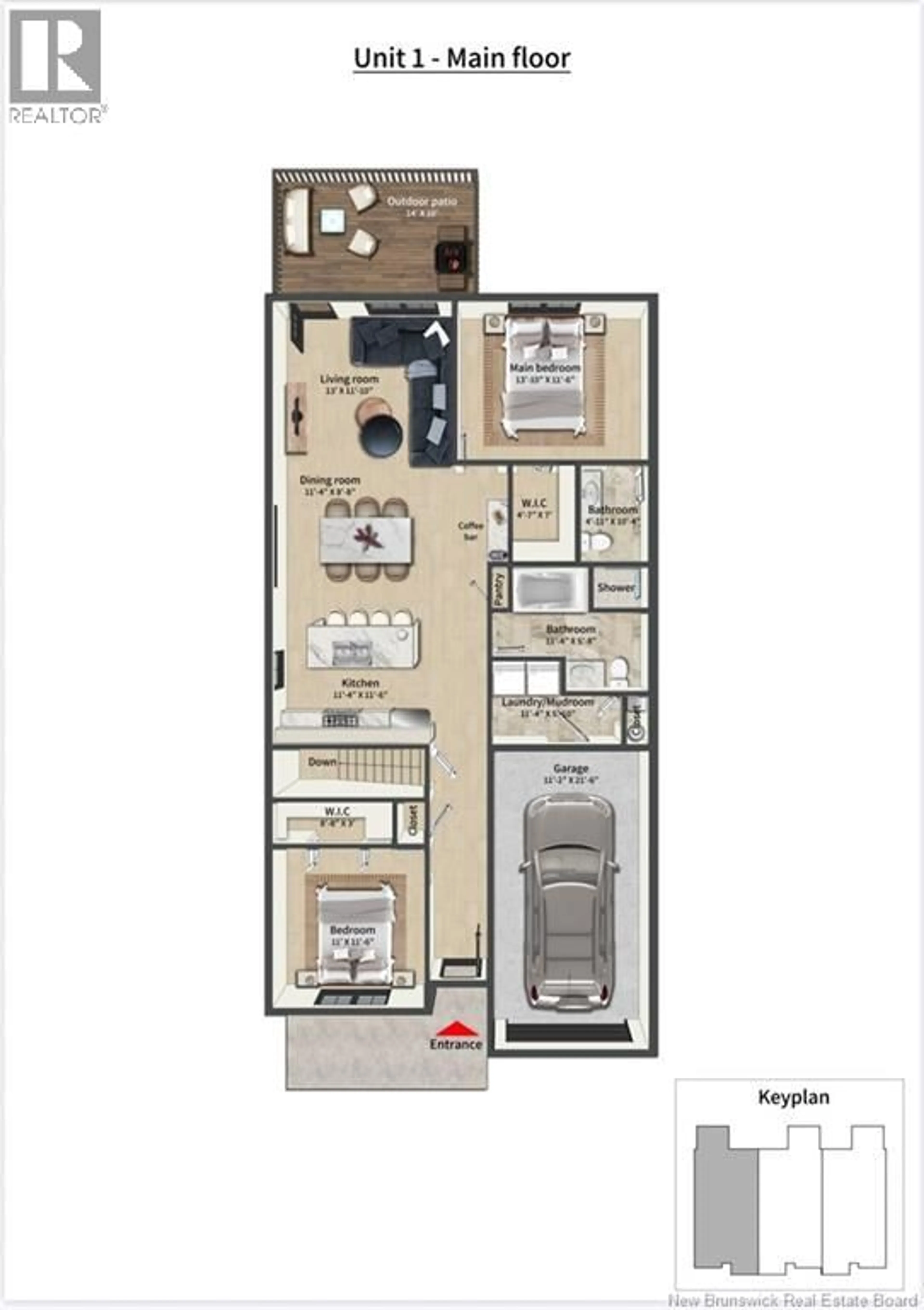 Floor plan for 31 TERRY FOX DRIVE, Oromocto New Brunswick E2V0P6