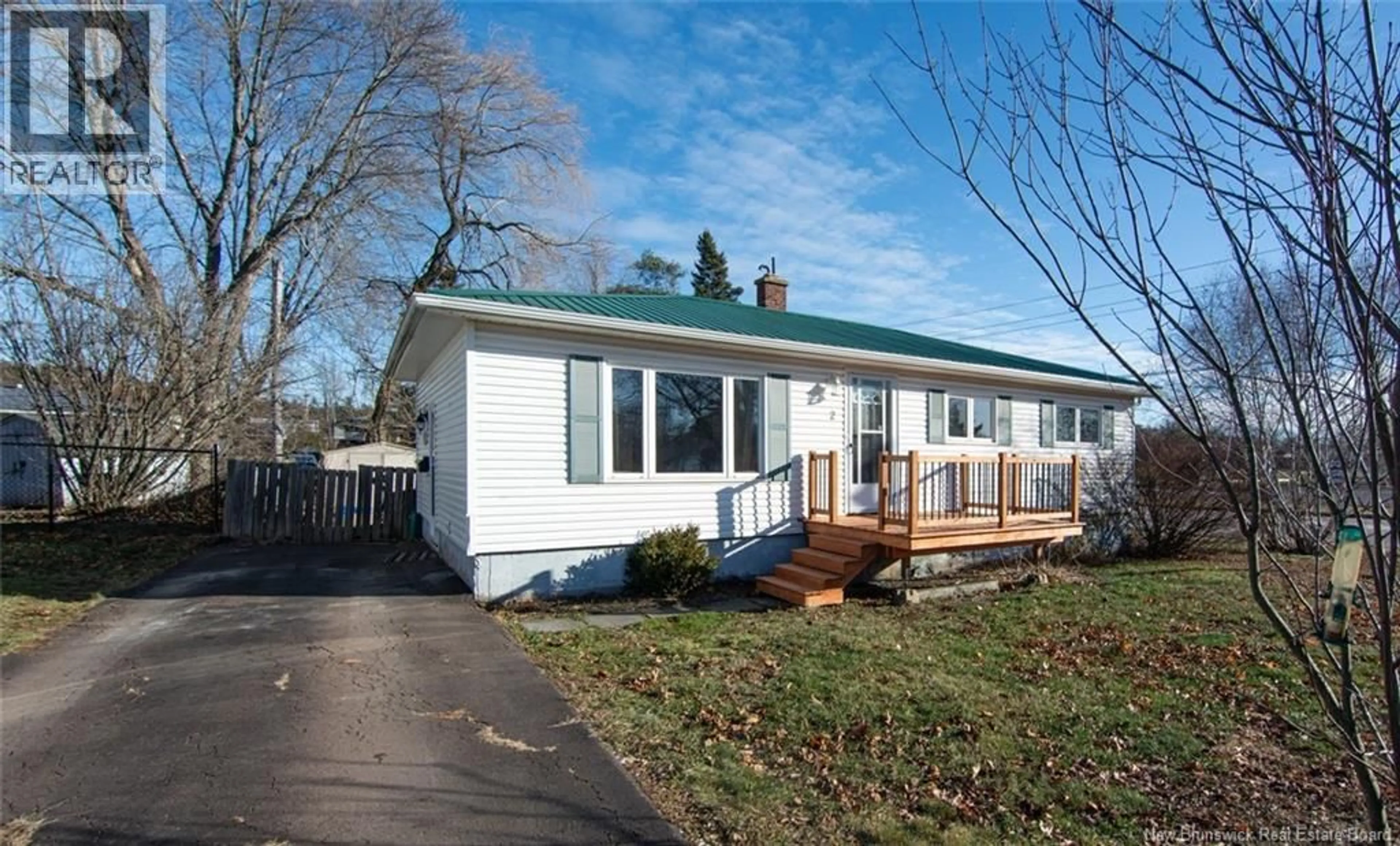 Home with vinyl exterior material, street for 2 DEERWOOD COURT, Riverview New Brunswick E1B3E6