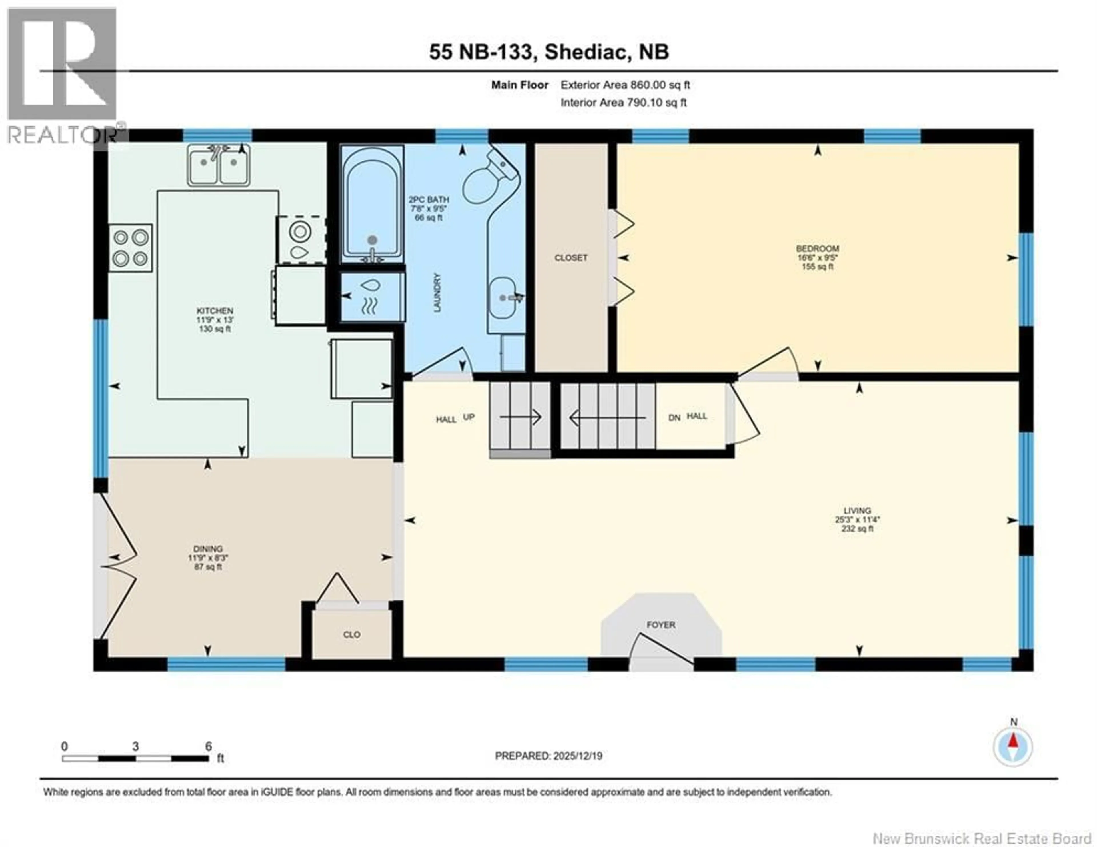 Floor plan for 55 ROUTE 133, Shediac Cape New Brunswick E4P3C8