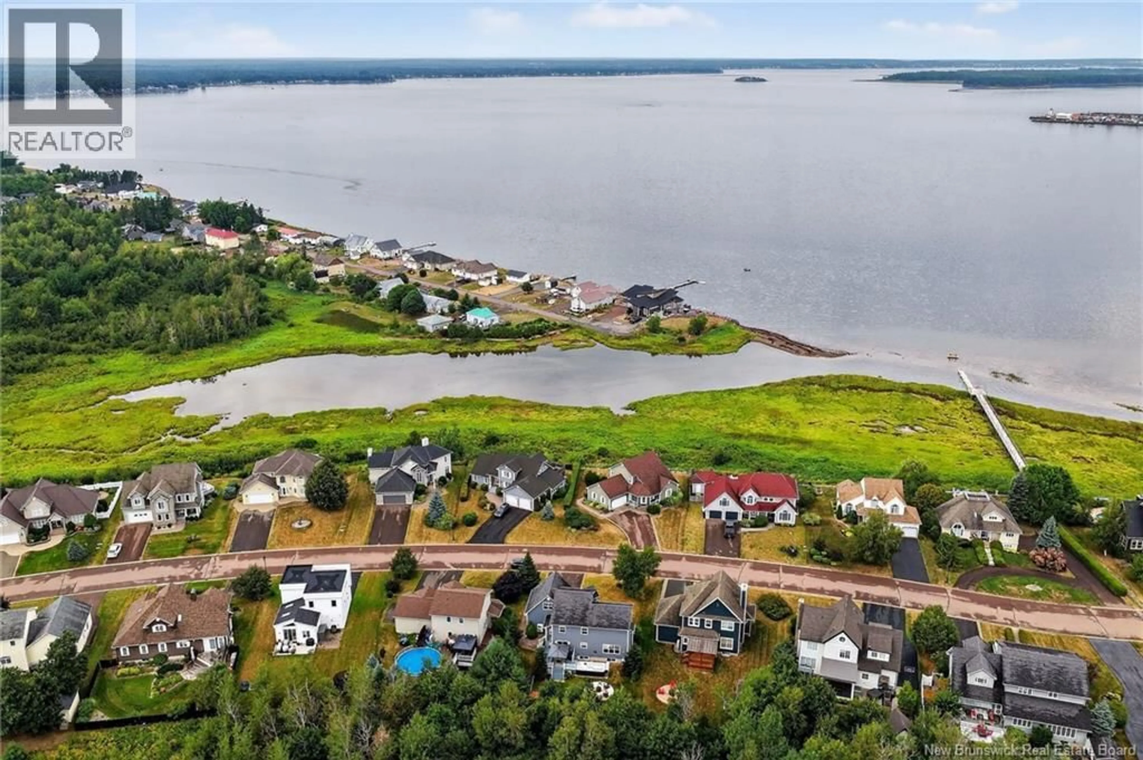 A pic from outside/outdoor area/front of a property/back of a property/a pic from drone, water/lake/river/ocean view for 499 WAYNE STREET, Shediac New Brunswick E4P2W8