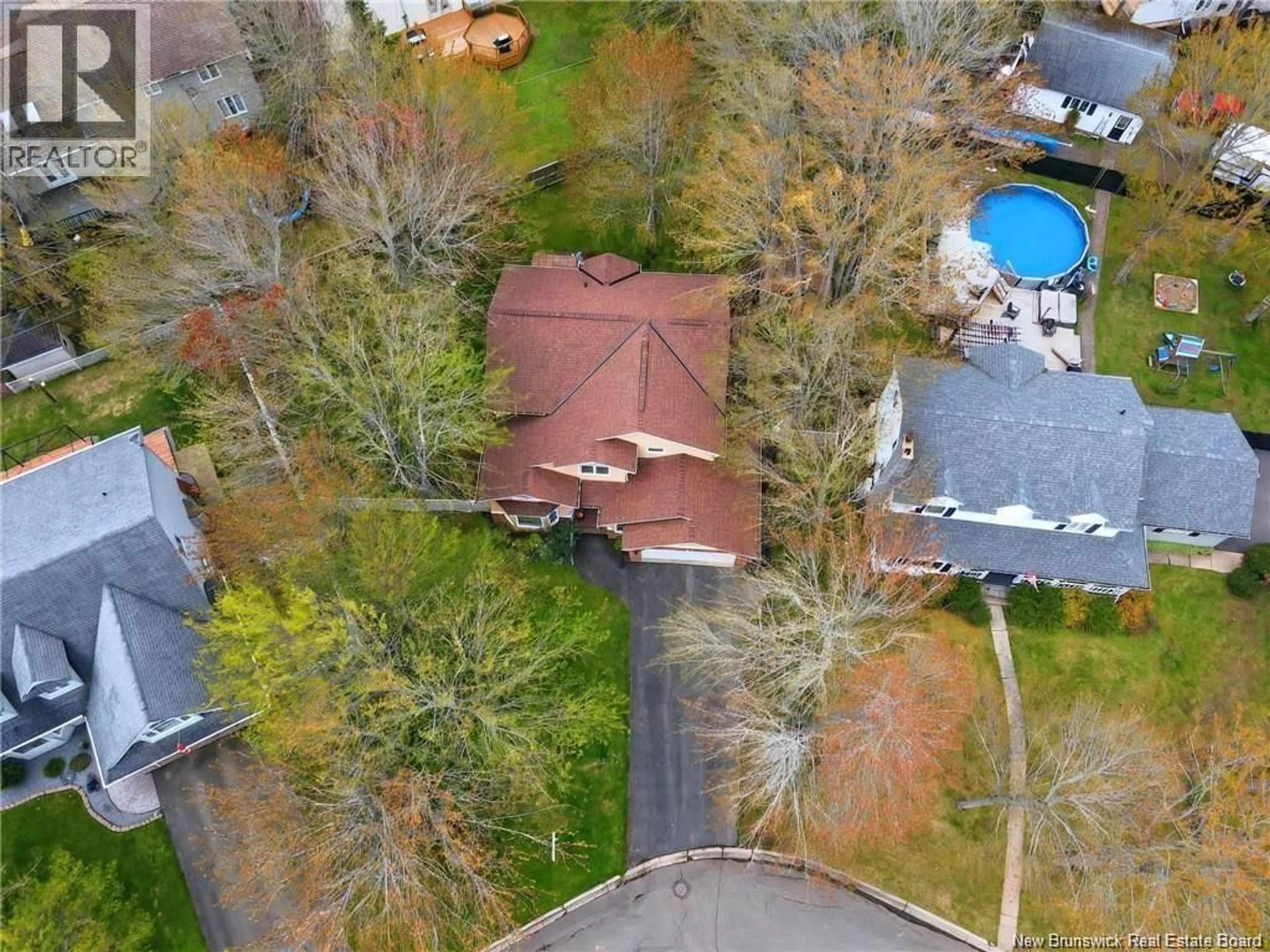 A pic from outside/outdoor area/front of a property/back of a property/a pic from drone, city buildings view from balcony for 84 LINDEN CRESCENT, Moncton New Brunswick E1B2B2