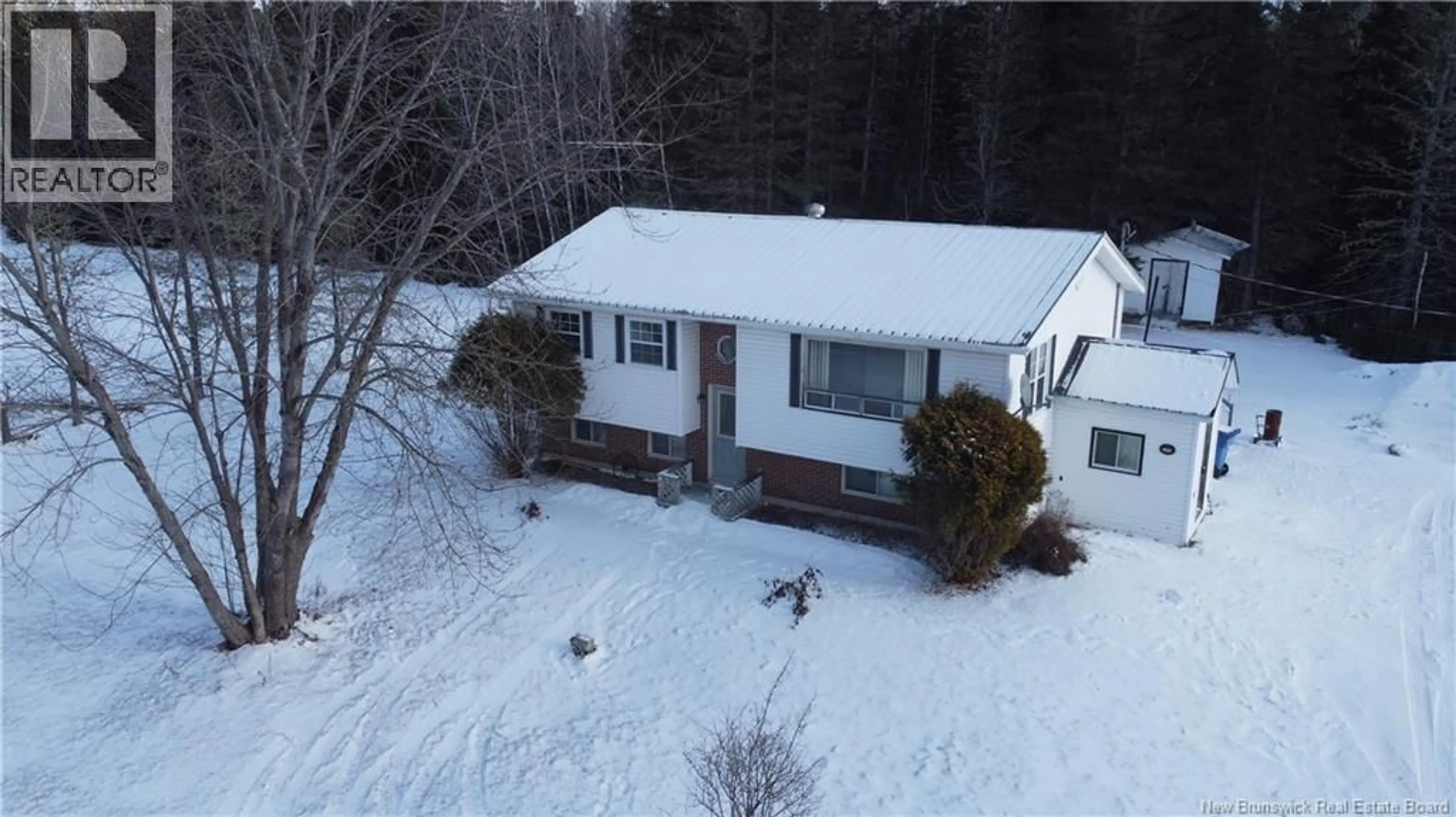 A pic from outside/outdoor area/front of a property/back of a property/a pic from drone, street for 342 LOCKHARTS MILL ROAD, Carlow New Brunswick E7L2S3