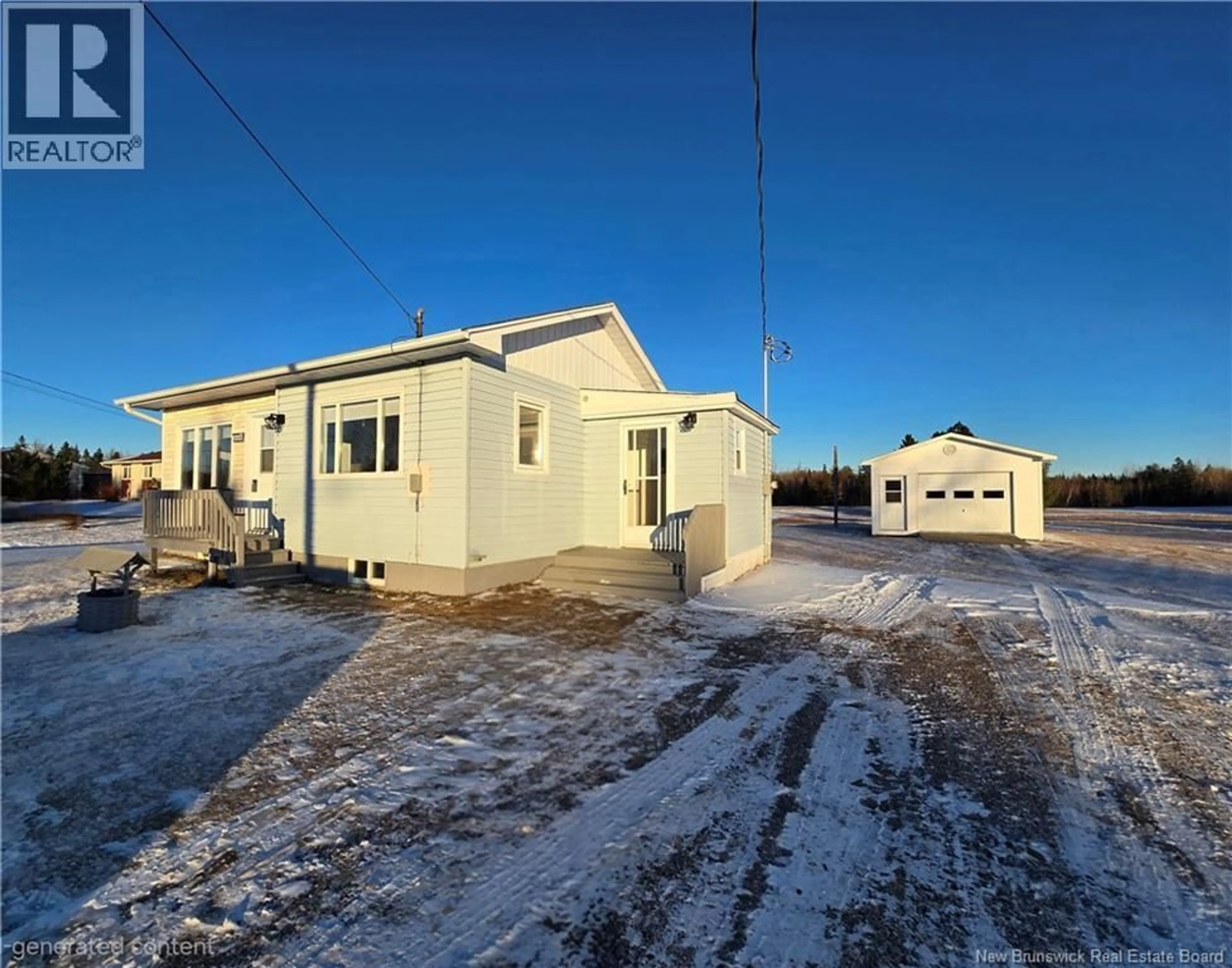 A pic from outside/outdoor area/front of a property/back of a property/a pic from drone, street for 88 CHEMIN SAINT-RAYMOND, Pont-Landry New Brunswick E1X2T4