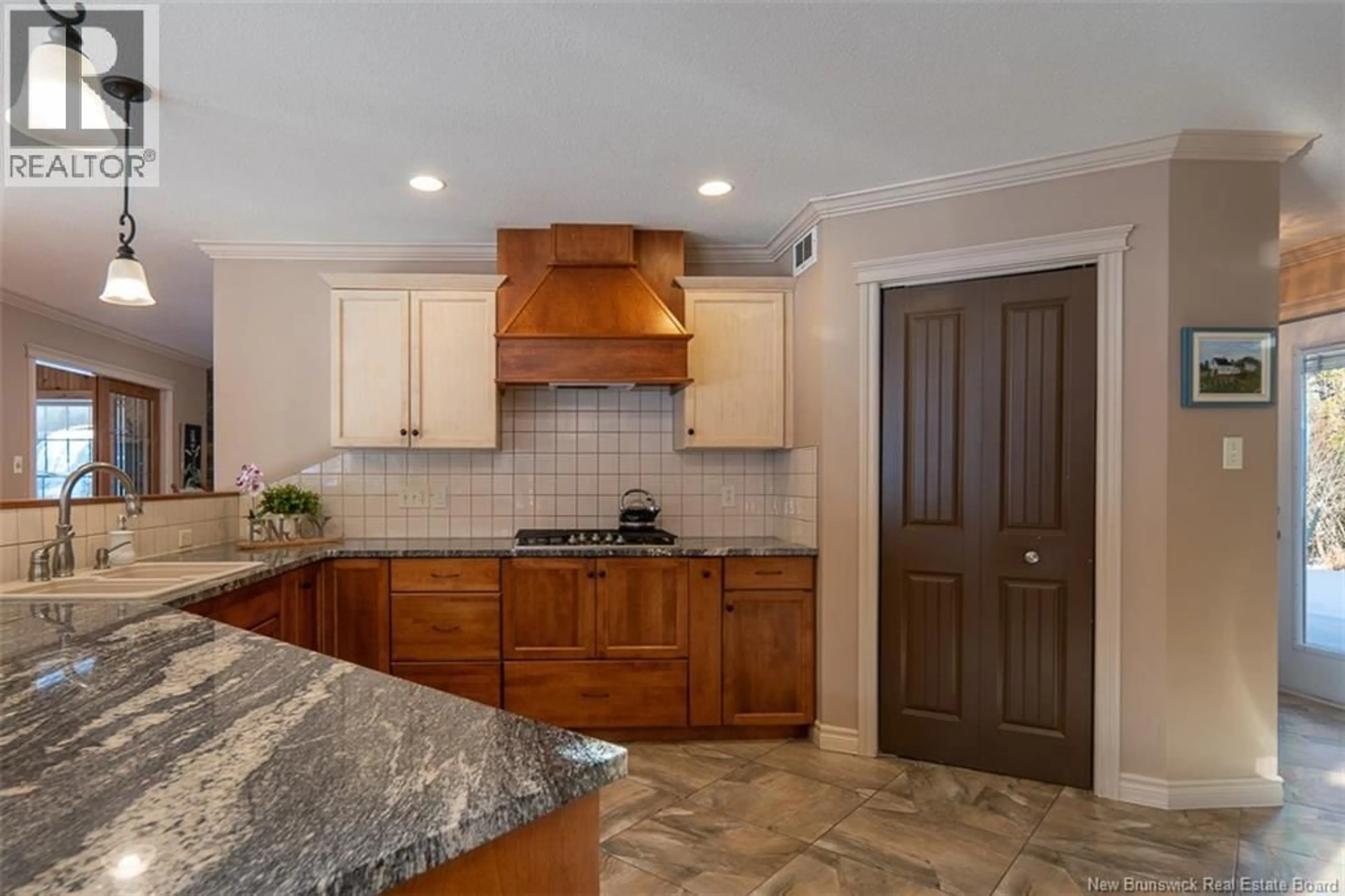 Open concept kitchen, ceramic/tile floor for 45 615 ROUTE, Jewetts Mills New Brunswick E6L1M3