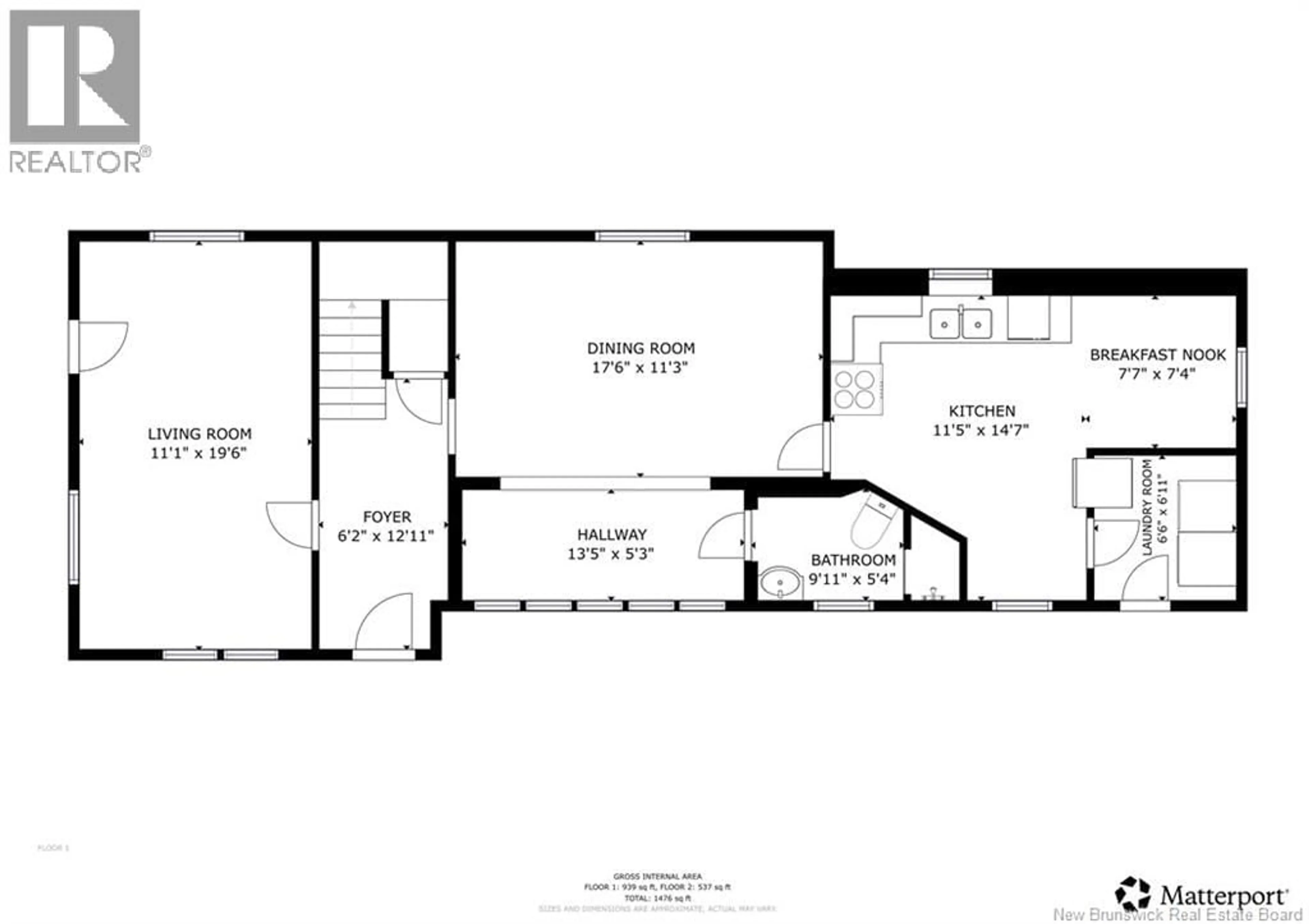Floor plan for 18 ROUTE 955, Cape Tormentine New Brunswick E4M2A3