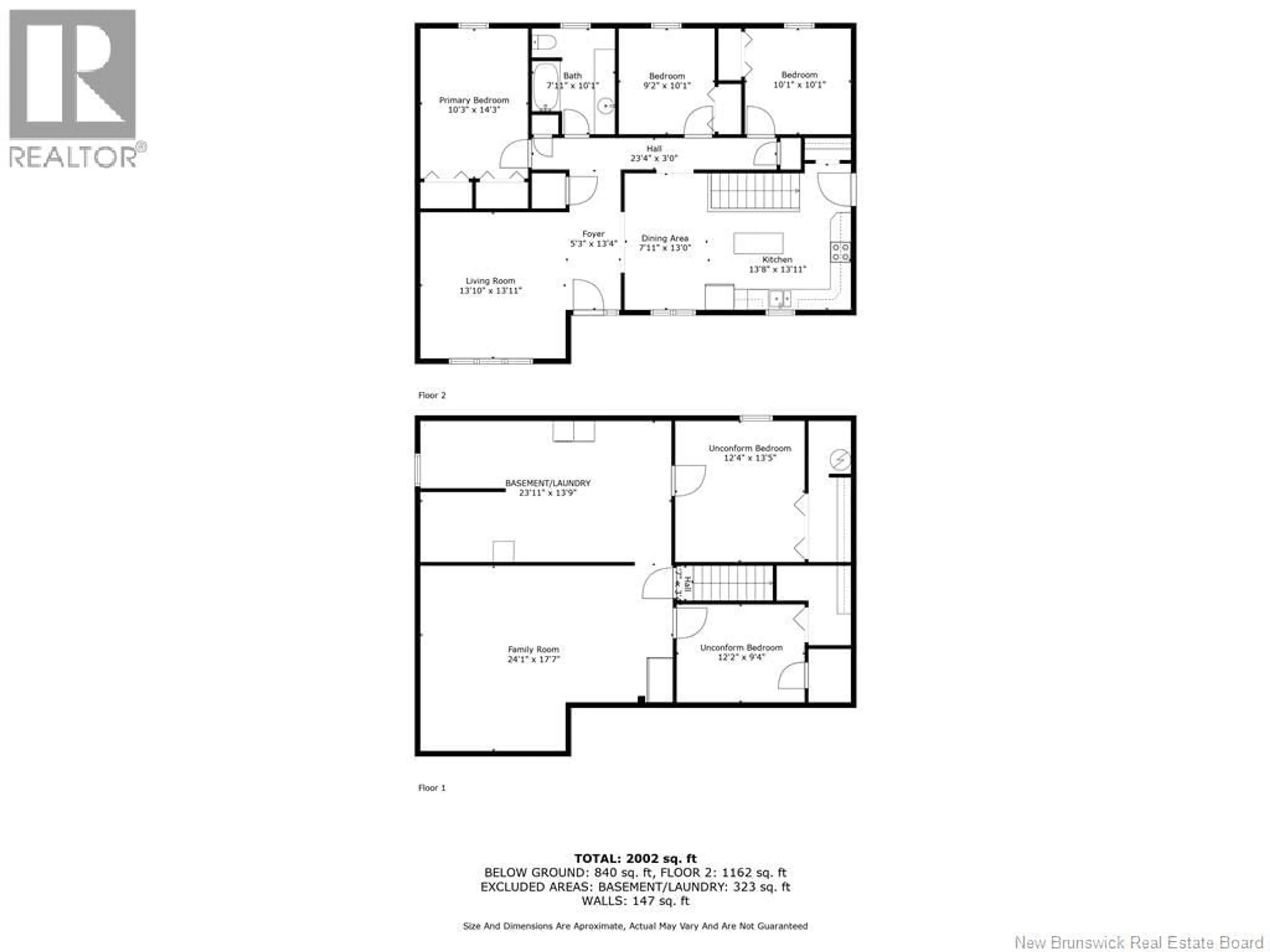 Floor plan for 18 PETITE BRANCHE RD, Acadieville New Brunswick E4Y1N2