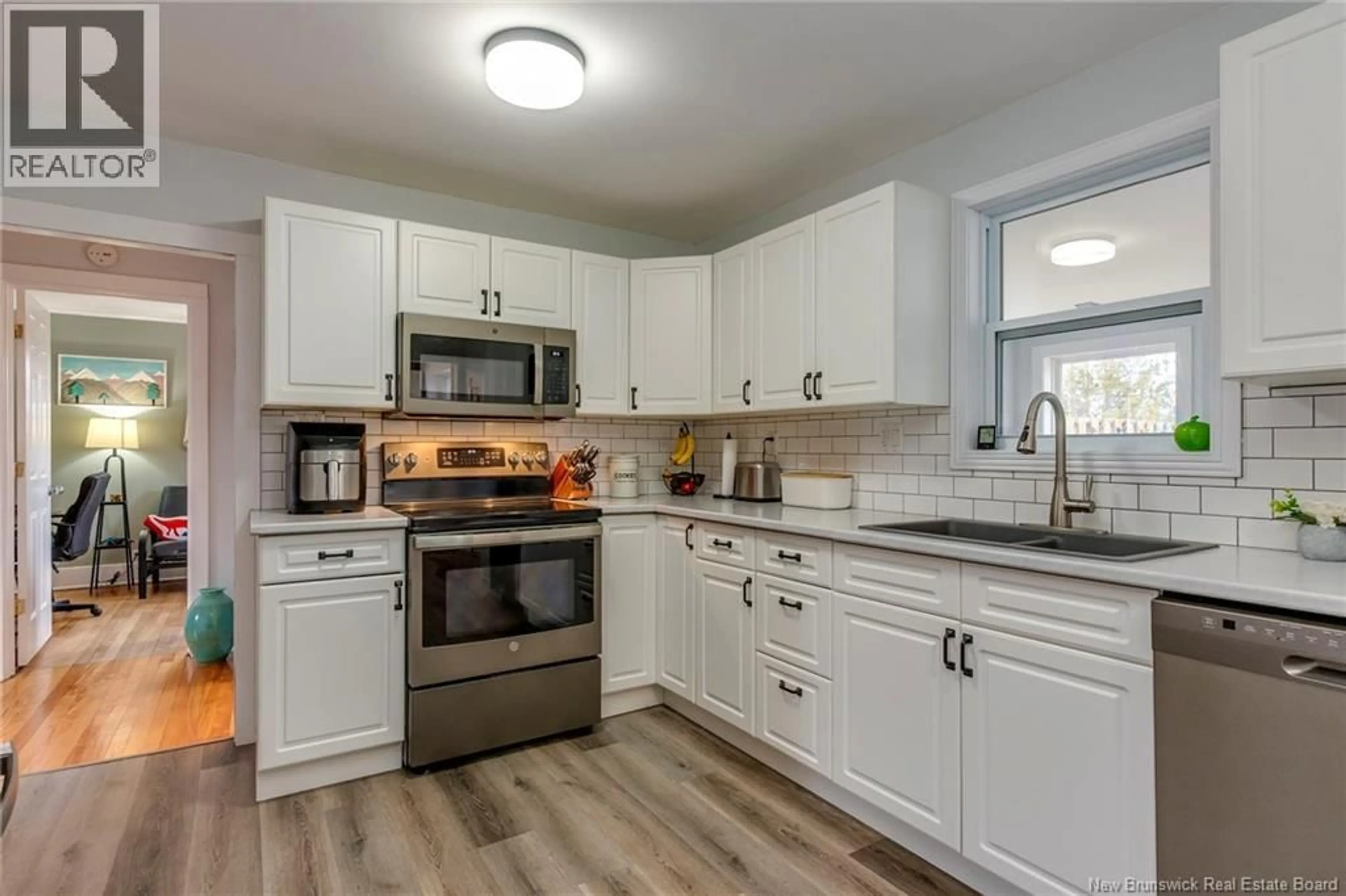 Open concept kitchen, ceramic/tile floor for 2724 WESTFIELD ROAD, Saint John New Brunswick E2M6P4