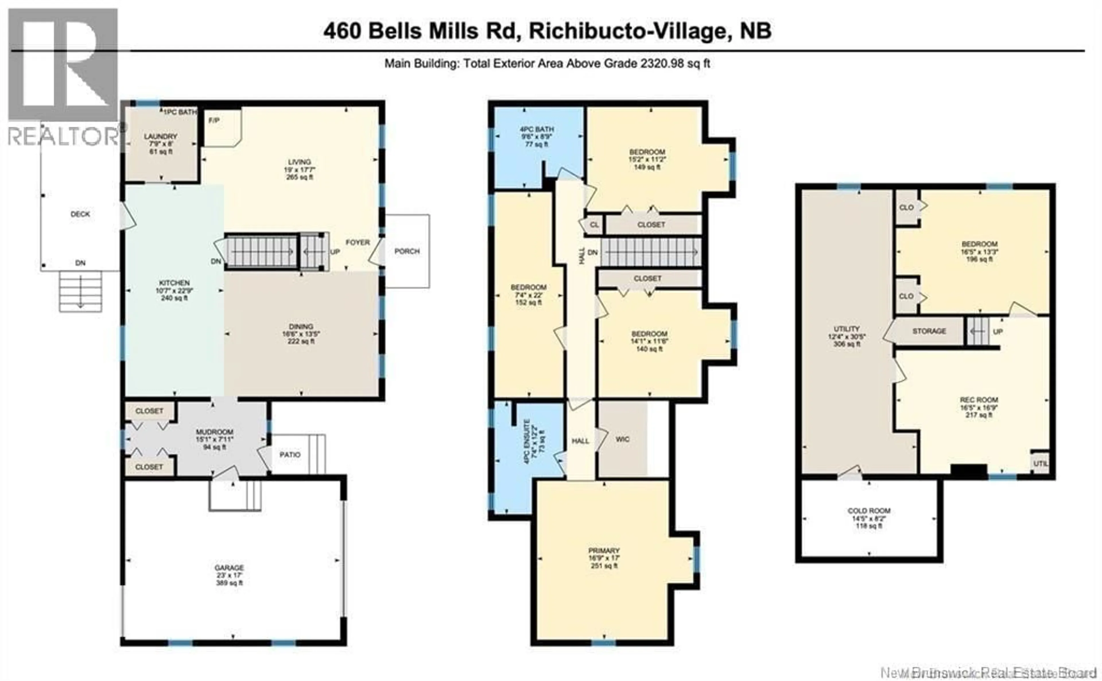Floor plan for 460 BELLS MILLS, Richibouctou-Village New Brunswick E4W1C4