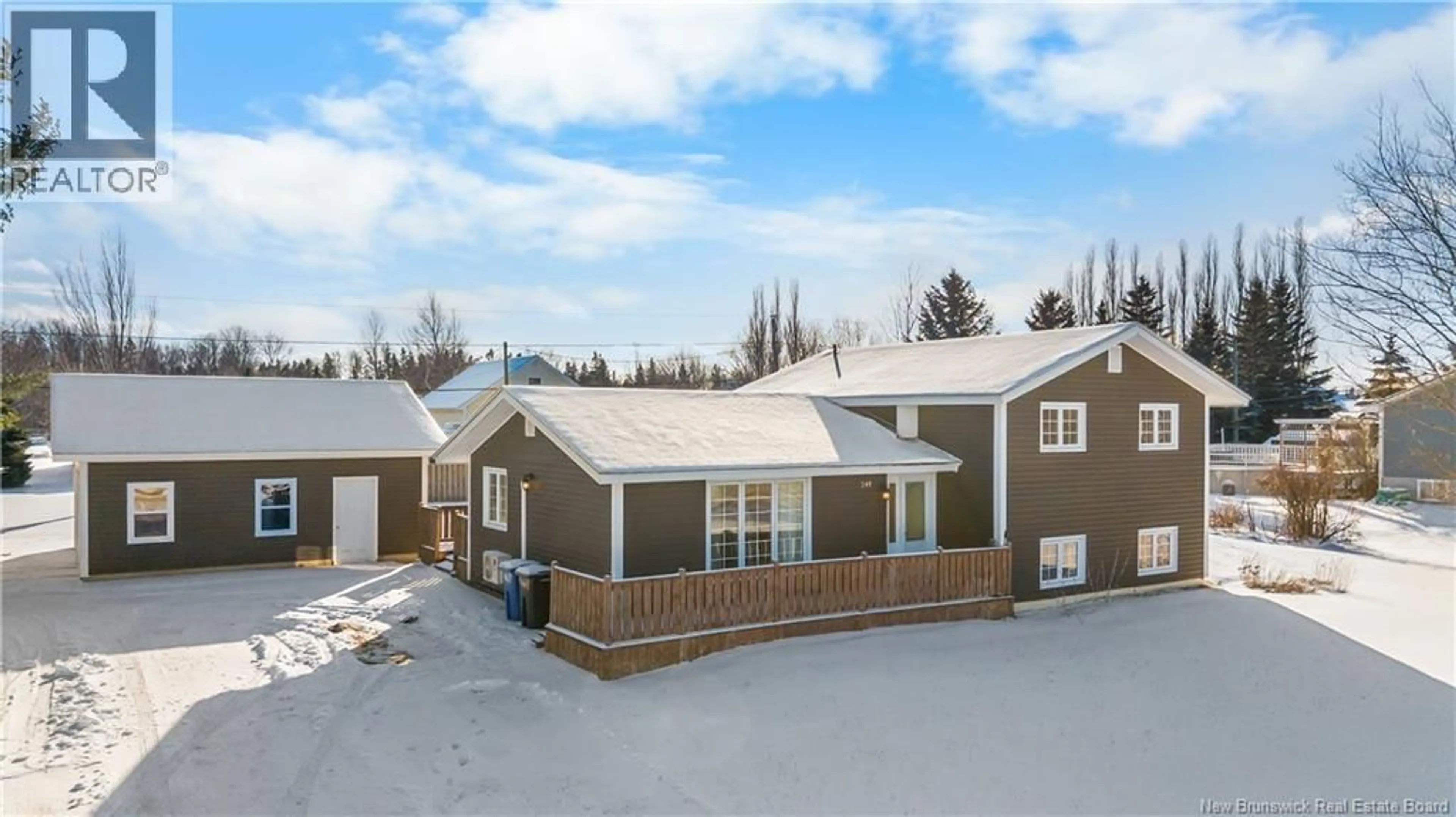A pic from outside/outdoor area/front of a property/back of a property/a pic from drone, unknown for 249 FOULEM RUE, Beresford New Brunswick E8K1M8