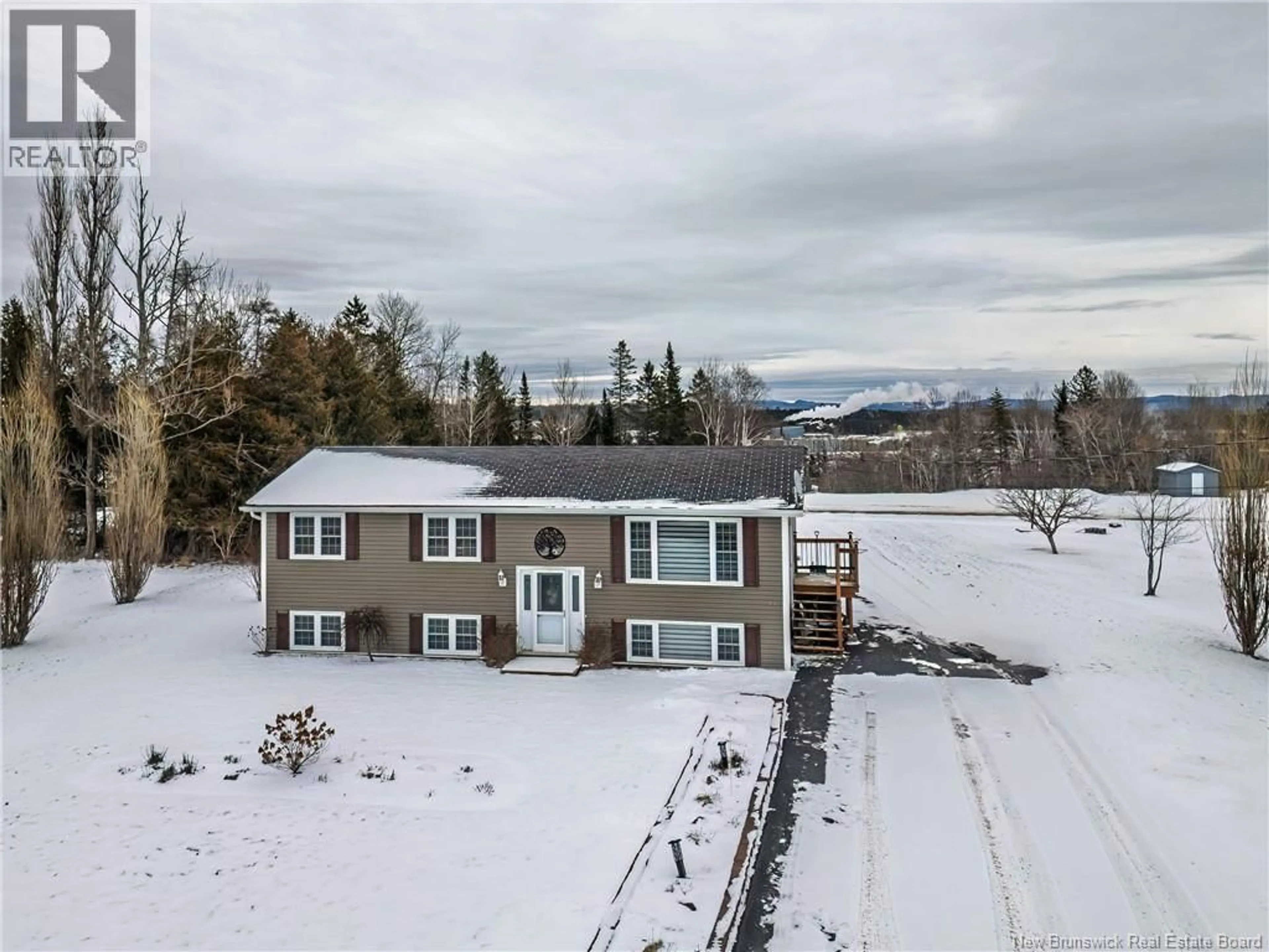 A pic from outside/outdoor area/front of a property/back of a property/a pic from drone, mountain view for 56 CENTENNIAL, Plaster Rock New Brunswick E7G1H5