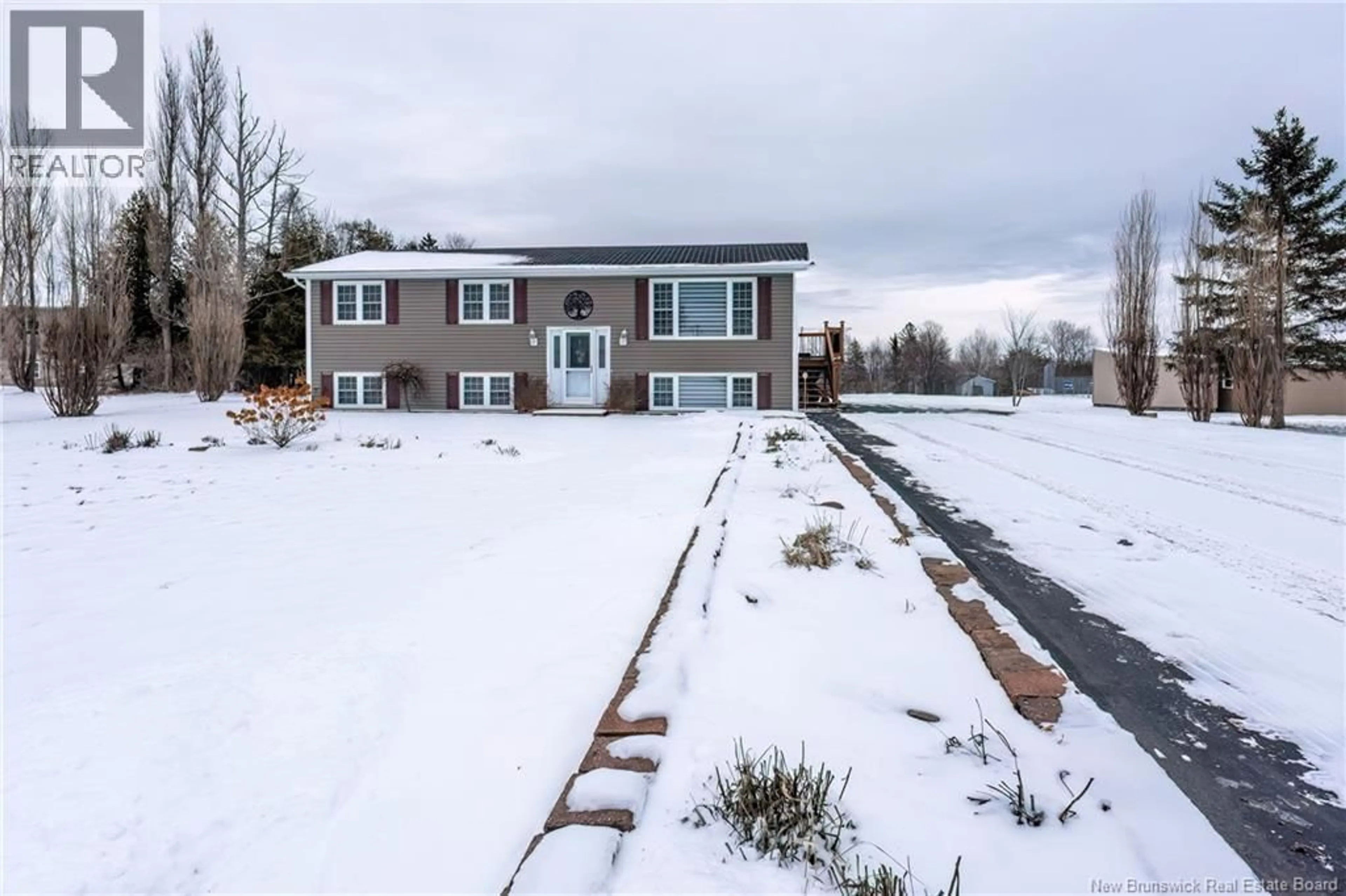 A pic from outside/outdoor area/front of a property/back of a property/a pic from drone, street for 56 CENTENNIAL, Plaster Rock New Brunswick E7G1H5