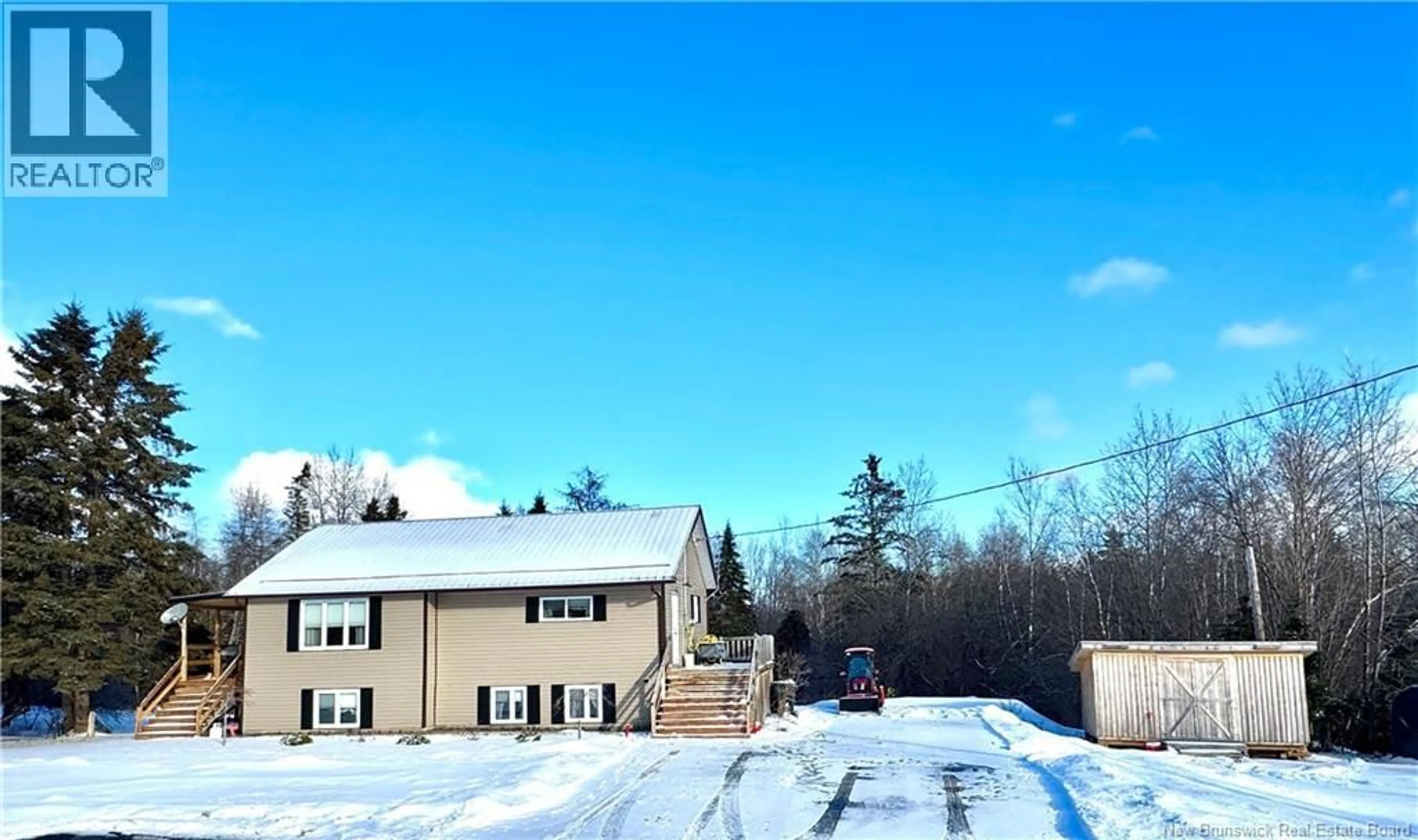 A pic from outside/outdoor area/front of a property/back of a property/a pic from drone, unknown for 3814 ROUTE 620, Tay Creek New Brunswick E6B1K4