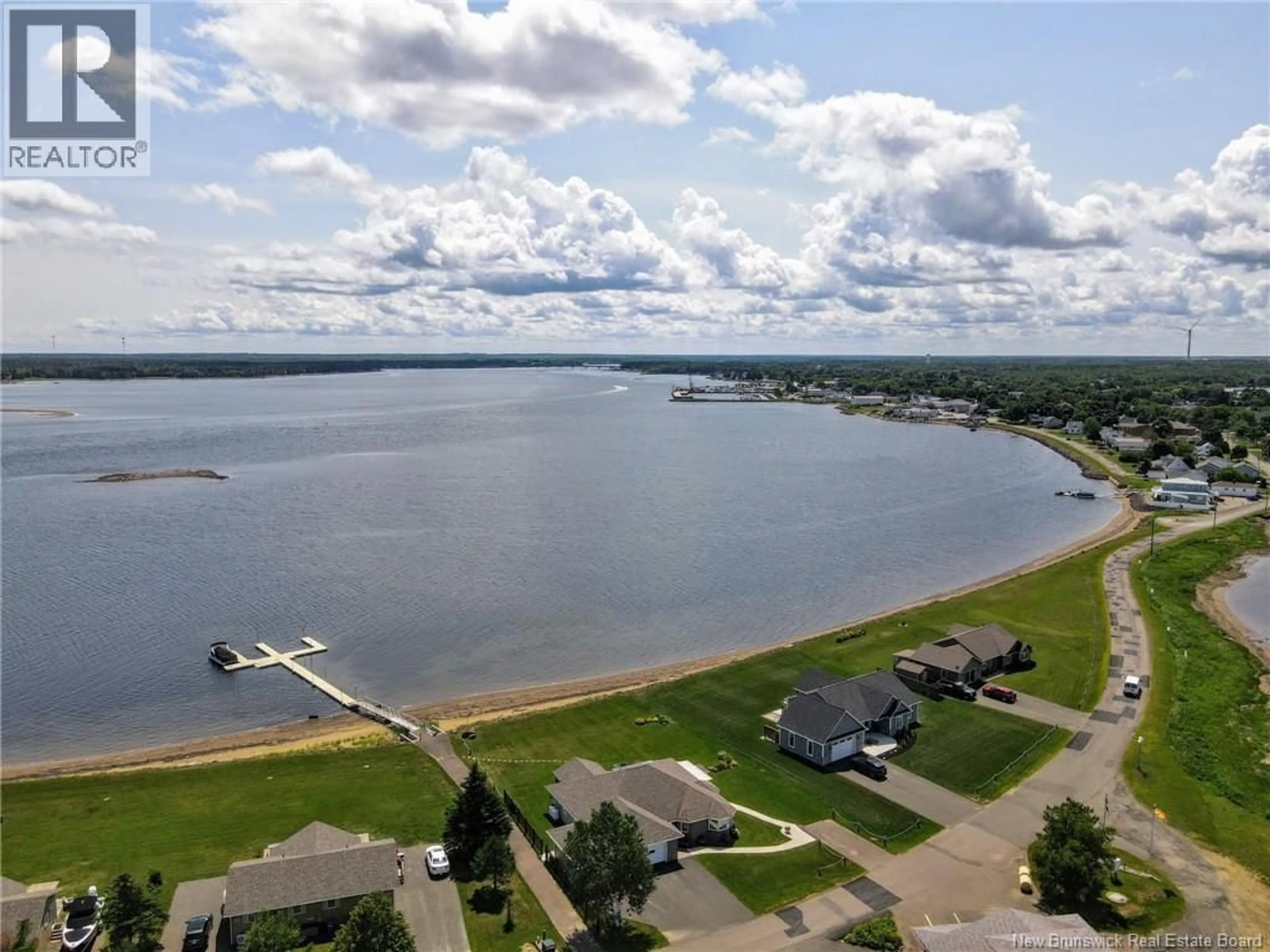 A pic from outside/outdoor area/front of a property/back of a property/a pic from drone, water/lake/river/ocean view for 80 YORK STREET, Richibucto New Brunswick E4W4K2