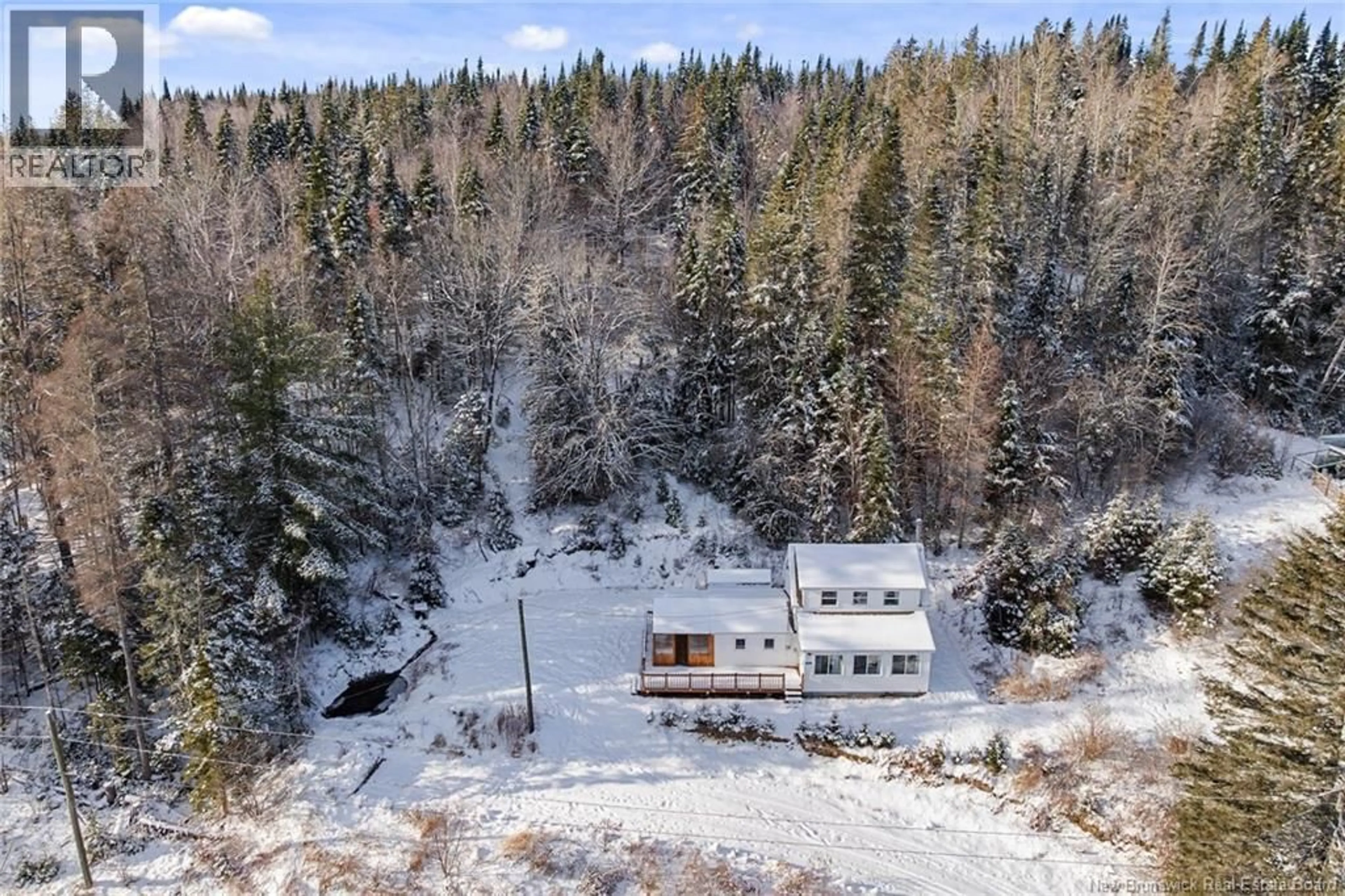 A pic from outside/outdoor area/front of a property/back of a property/a pic from drone, forest/trees view for 136 NASHWAAK WEST ROAD, Nashwaak Bridge New Brunswick E6C2A6