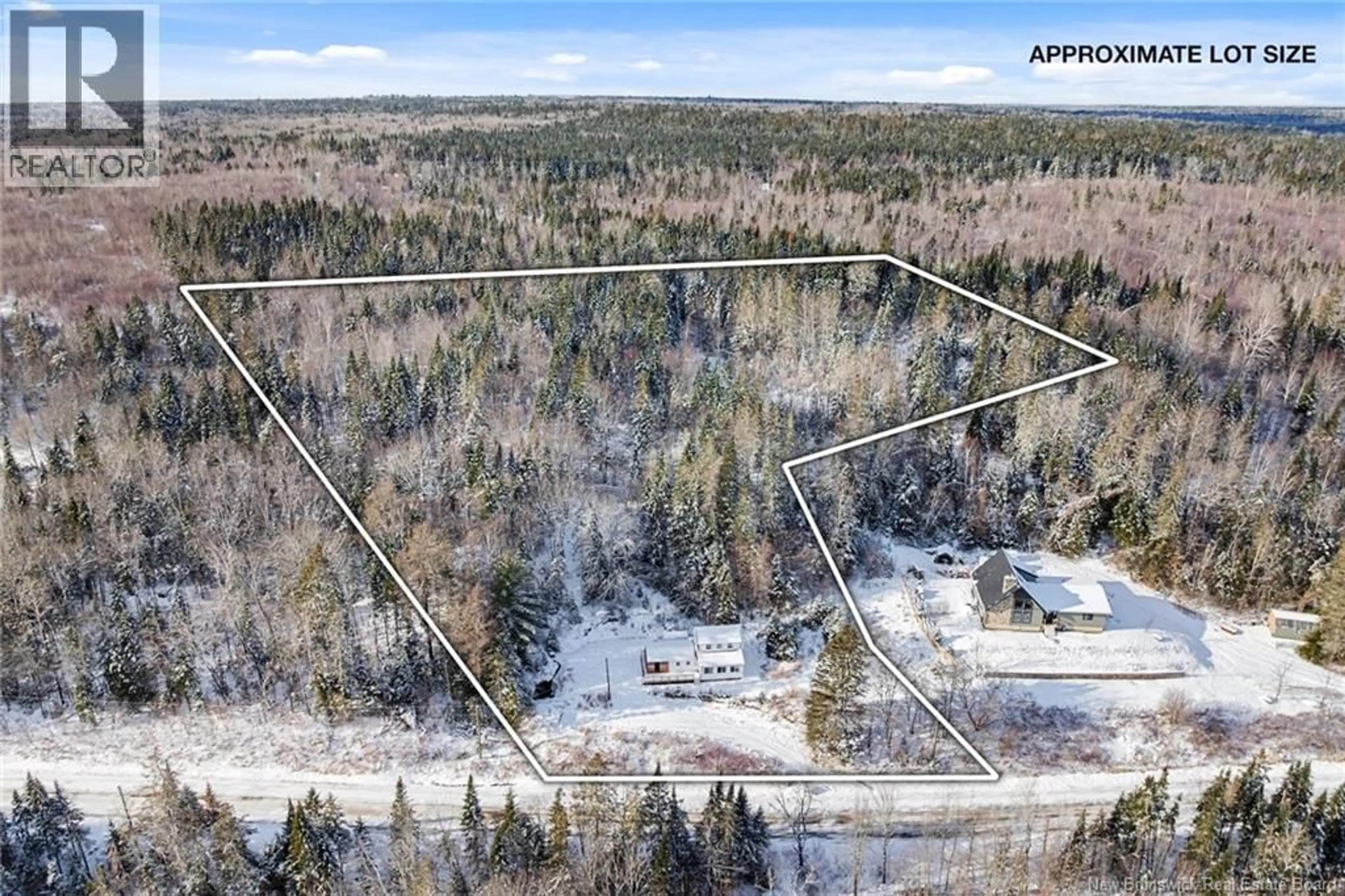 A pic from outside/outdoor area/front of a property/back of a property/a pic from drone, forest/trees view for 136 NASHWAAK WEST ROAD, Nashwaak Bridge New Brunswick E6C2A6