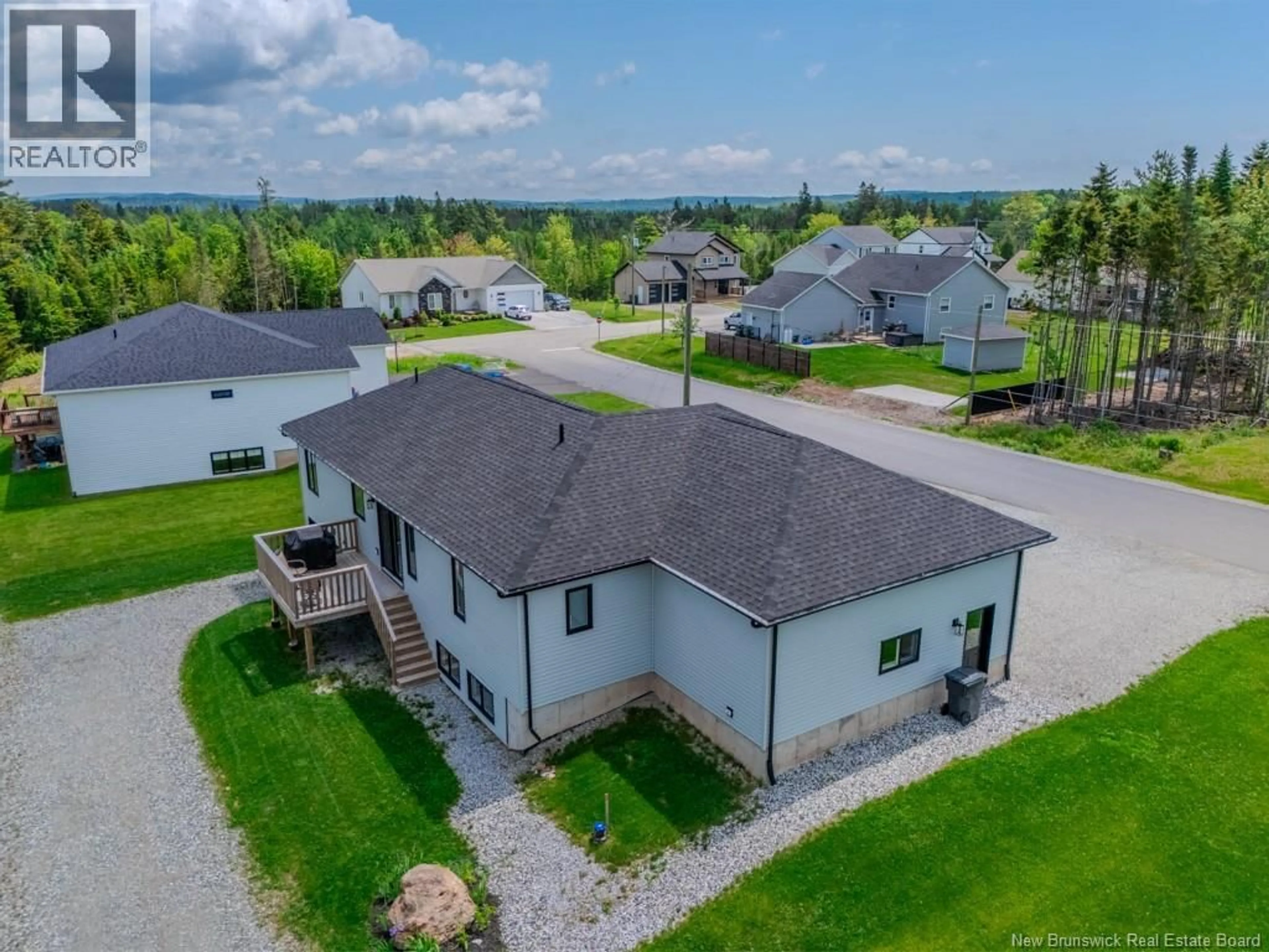 A pic from outside/outdoor area/front of a property/back of a property/a pic from drone, mountain view for 77 MEADOWLARK DRIVE, Quispamsis New Brunswick E2E0T6
