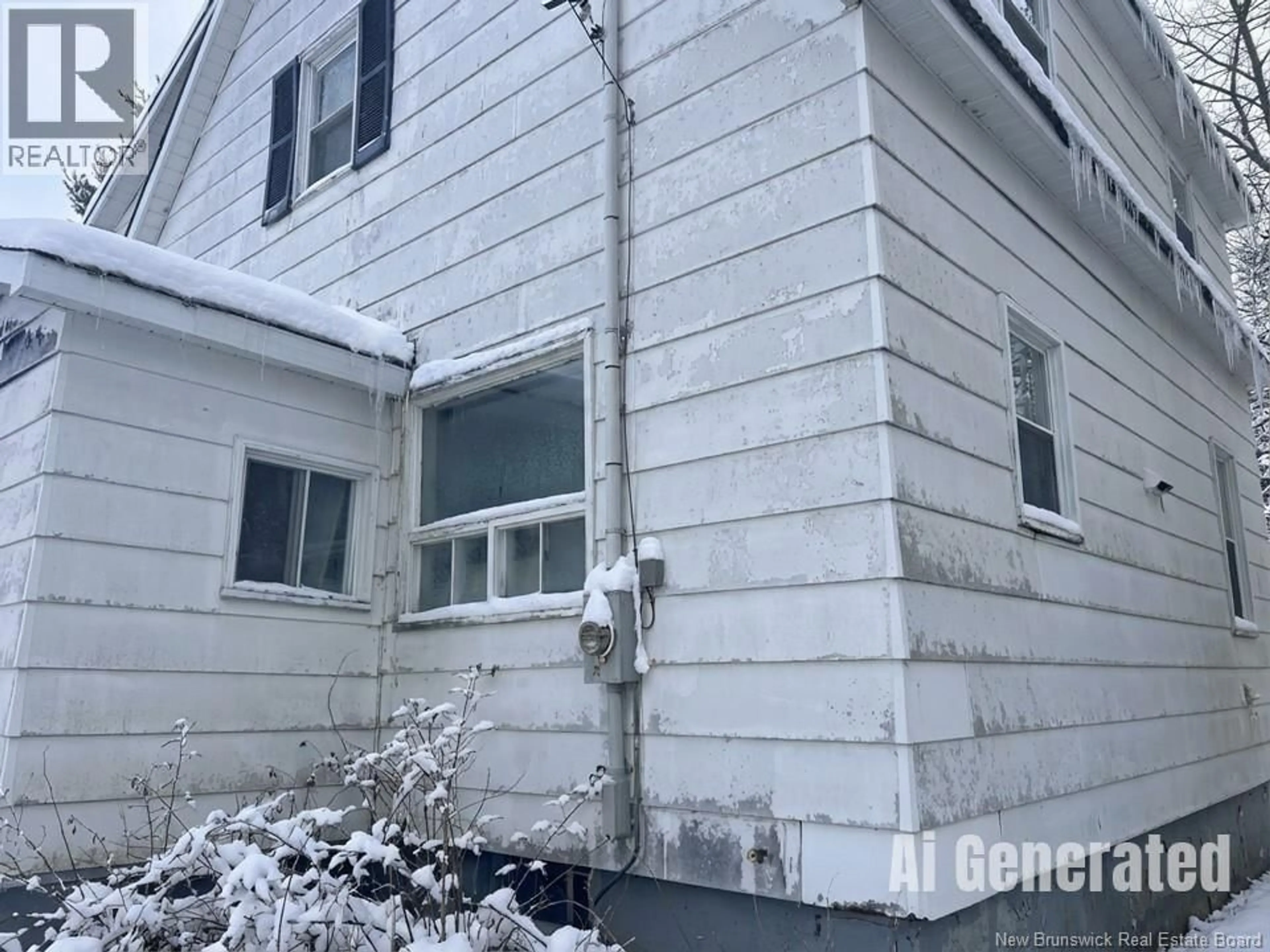 Home with vinyl exterior material, street for 6 GUM ROAD, Bartibog Bridge New Brunswick E1V7H6