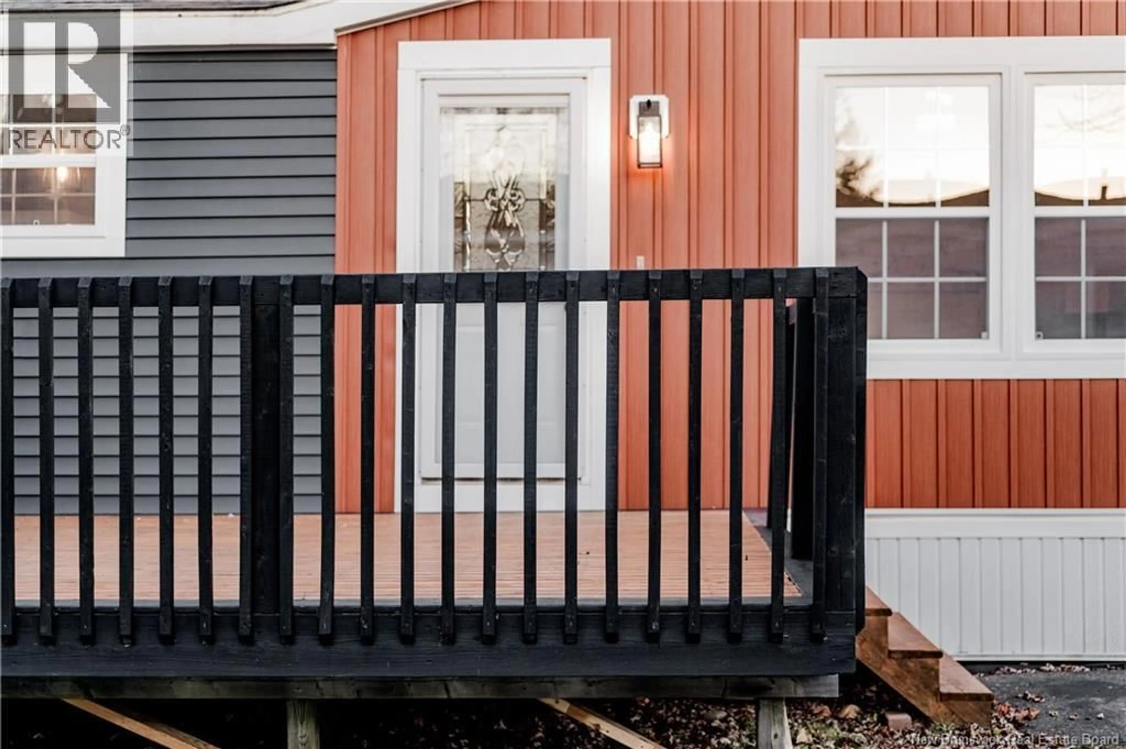 Home with vinyl exterior material, street for 25 1ST STREET, Sussex Corner New Brunswick E4E2W1