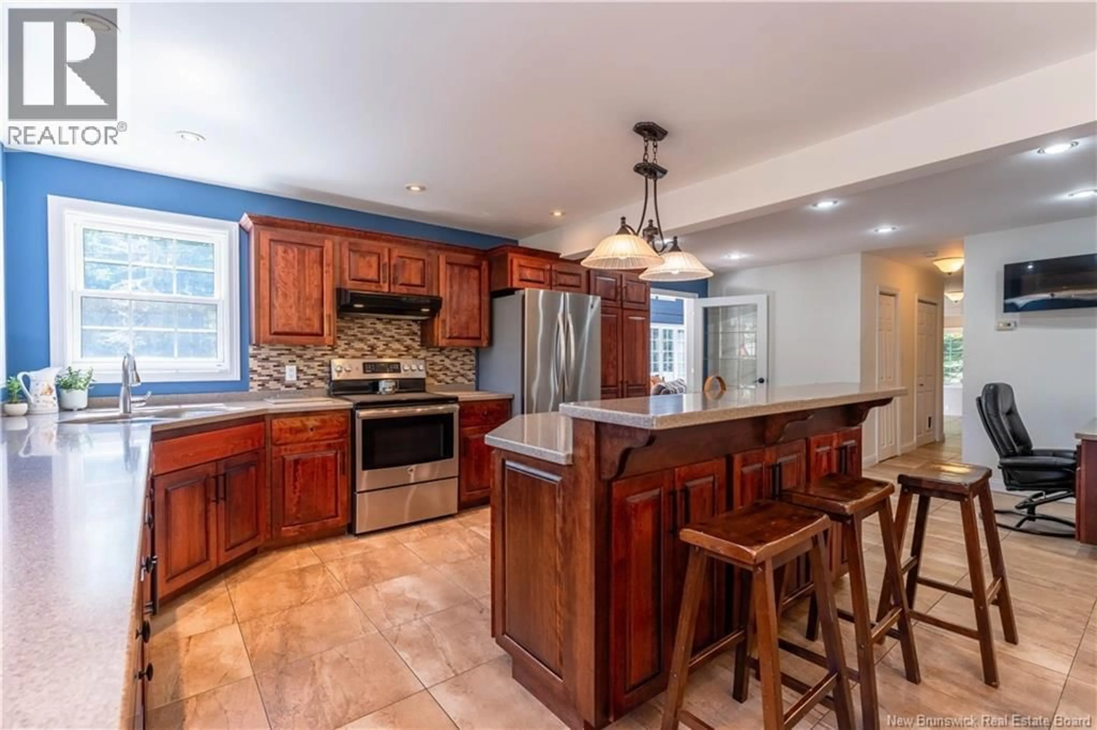 Open concept kitchen, ceramic/tile floor for 39 GHOST ROAD, Bayside New Brunswick E5B2W1
