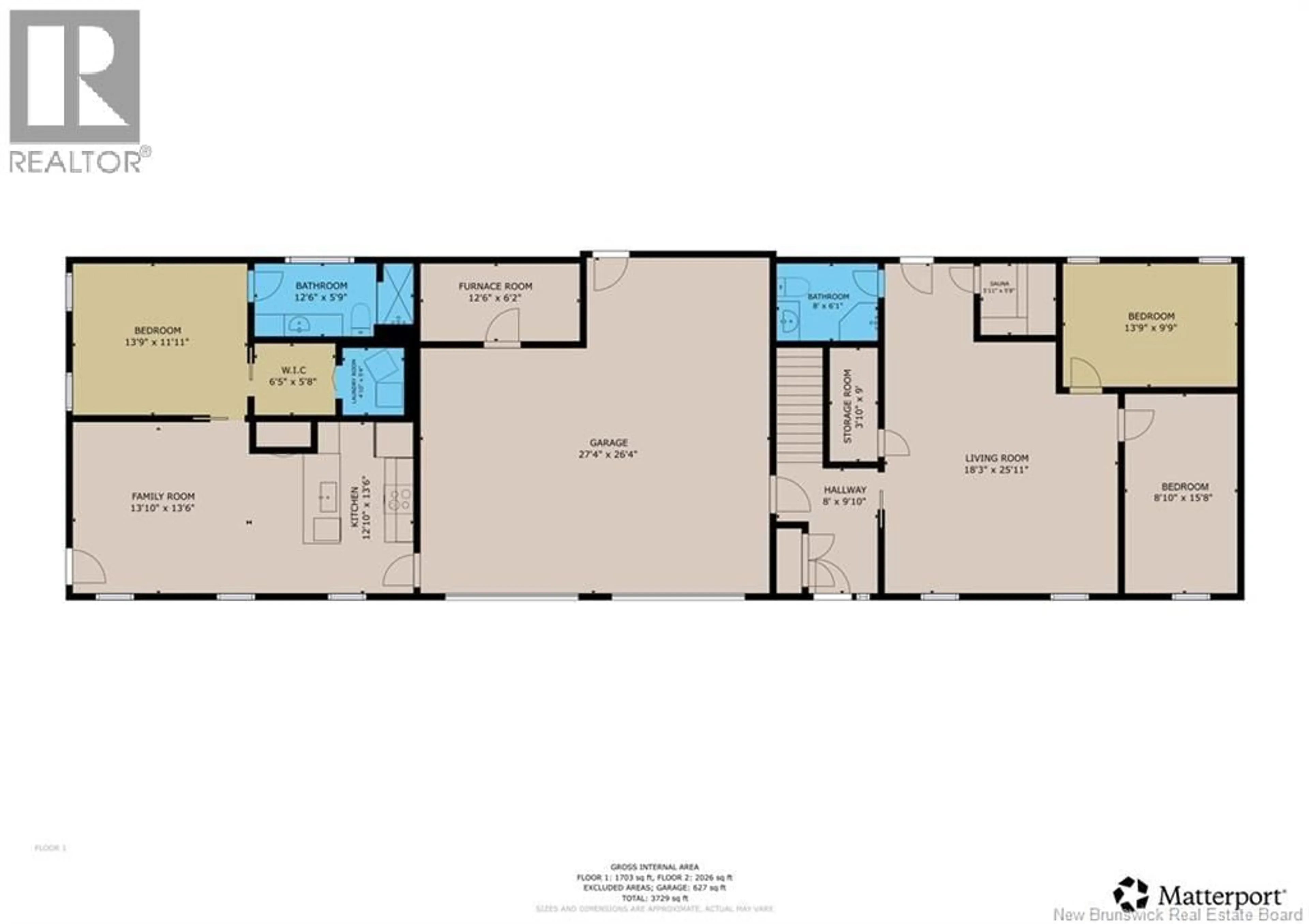 Floor plan for 52 BRODIE DRIVE, Pine Glen New Brunswick E1J0G2