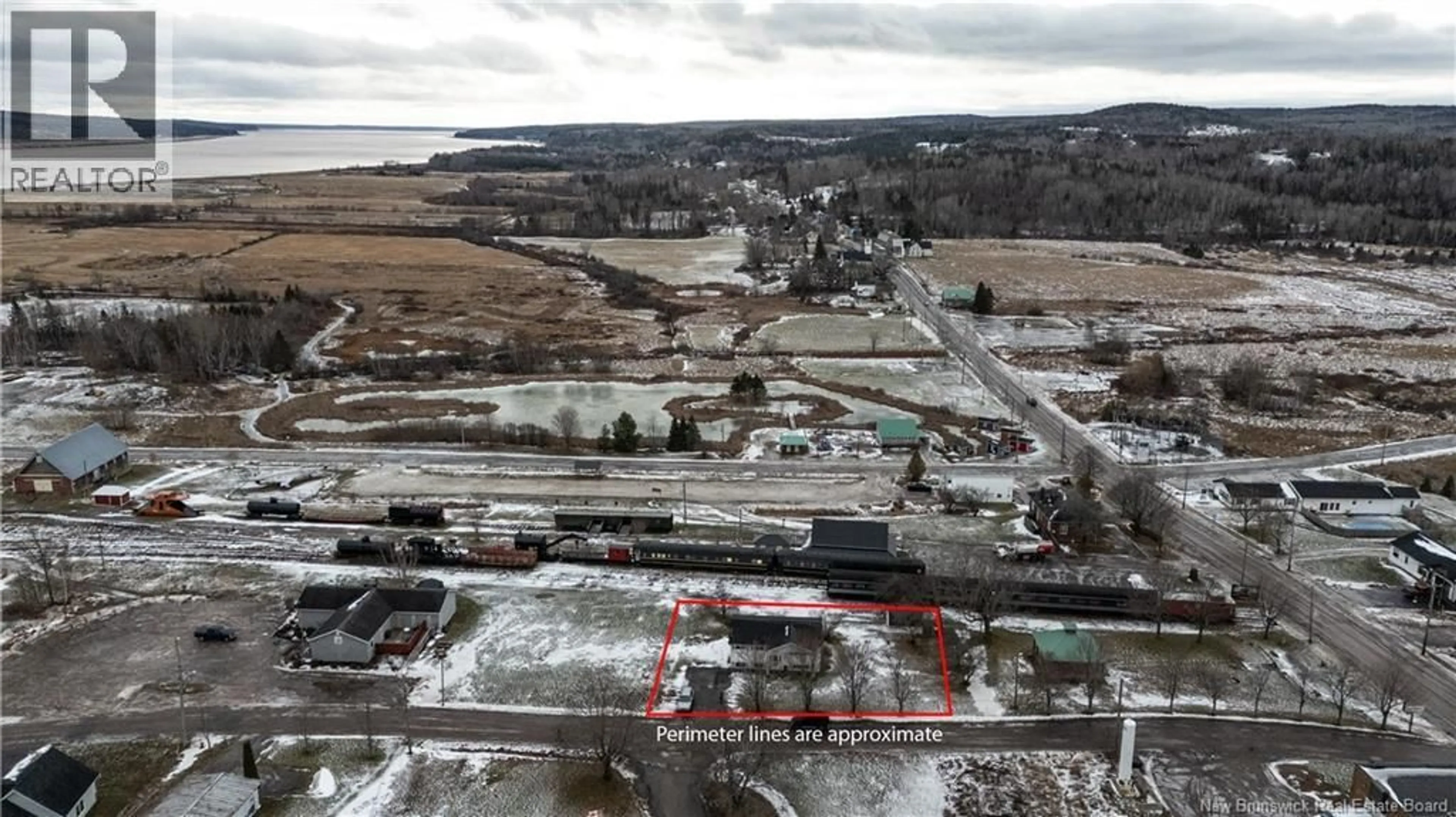 A pic from outside/outdoor area/front of a property/back of a property/a pic from drone, water/lake/river/ocean view for 19 LEGION STREET, Hillsborough New Brunswick E4H2W7