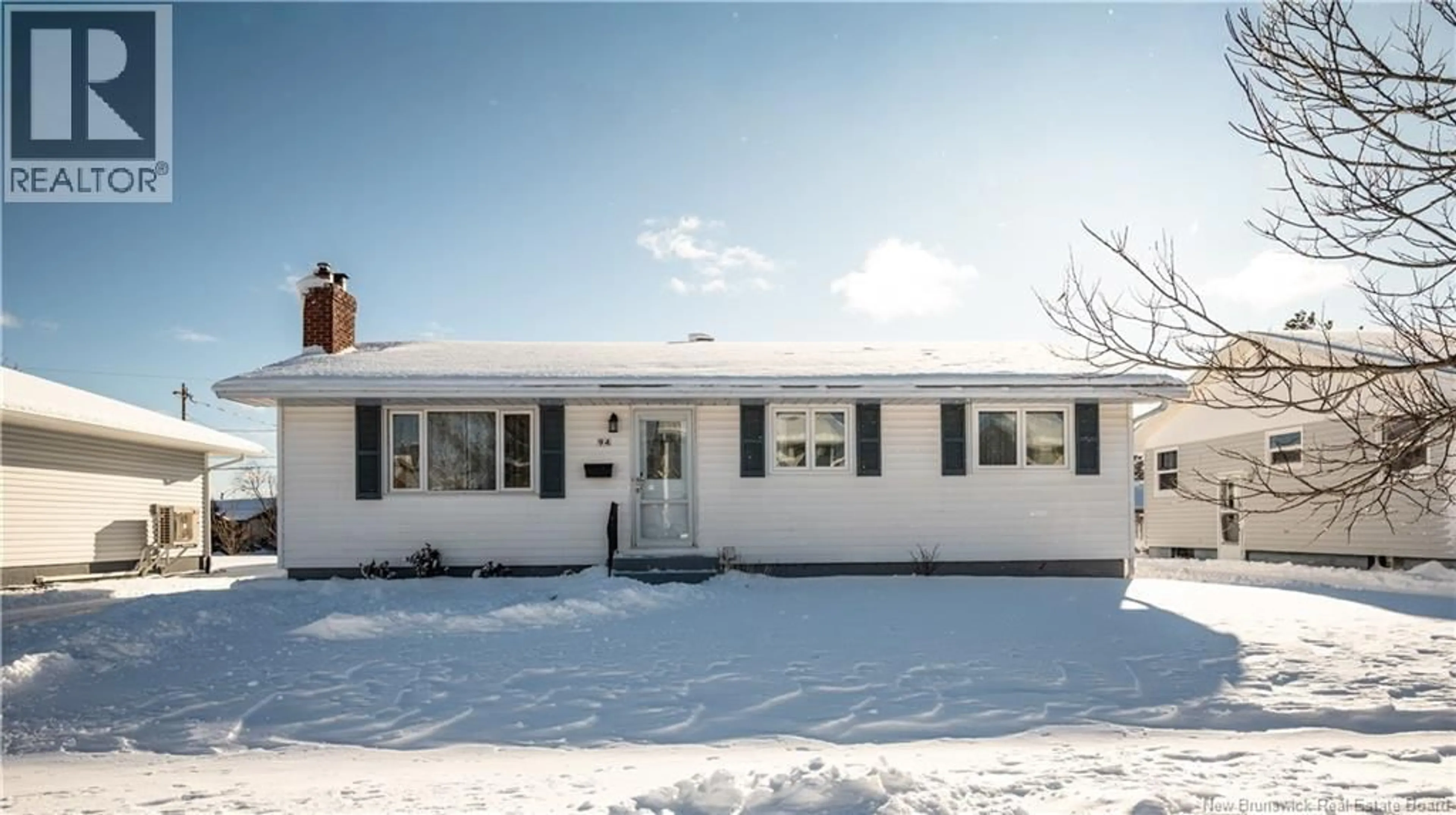 Home with vinyl exterior material, street for 94 PARKDALE DRIVE, Moncton New Brunswick E1C4K9