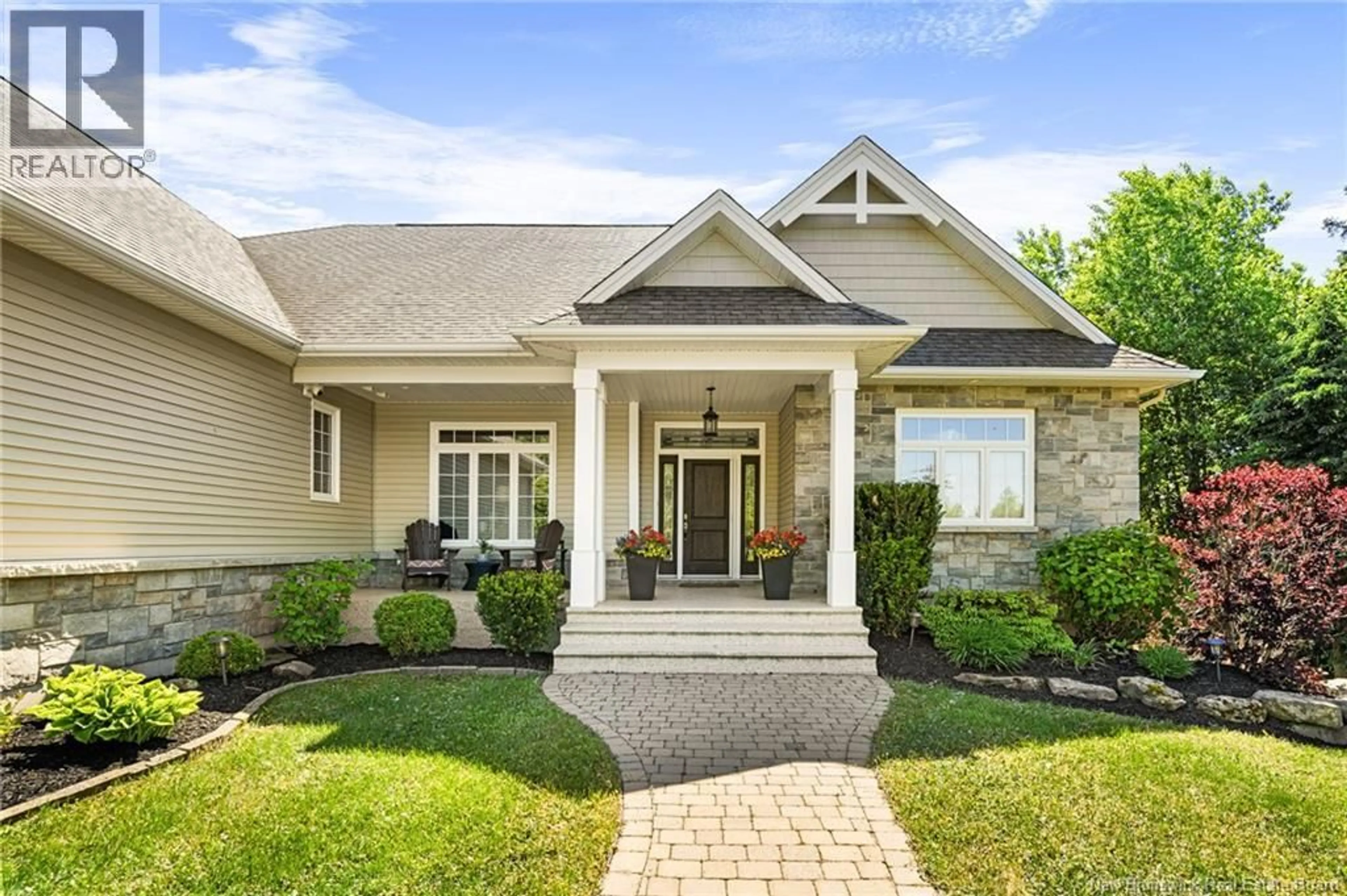 Home with vinyl exterior material, street for 132 GREENWICH DRIVE, Moncton New Brunswick E1A7B1