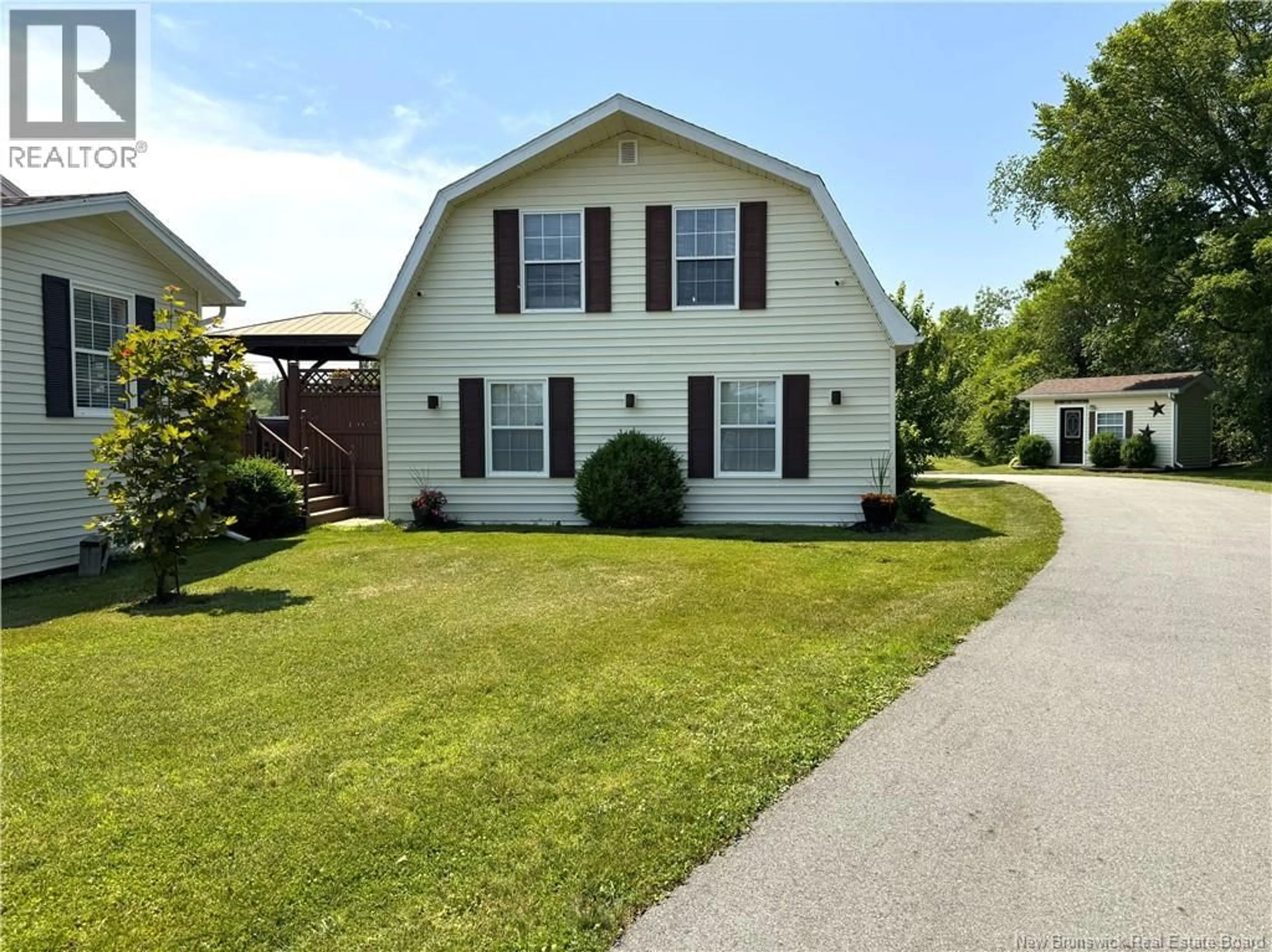 Home with vinyl exterior material, street for 9298 ROUTE 3, St. Stephen New Brunswick E3L2W9