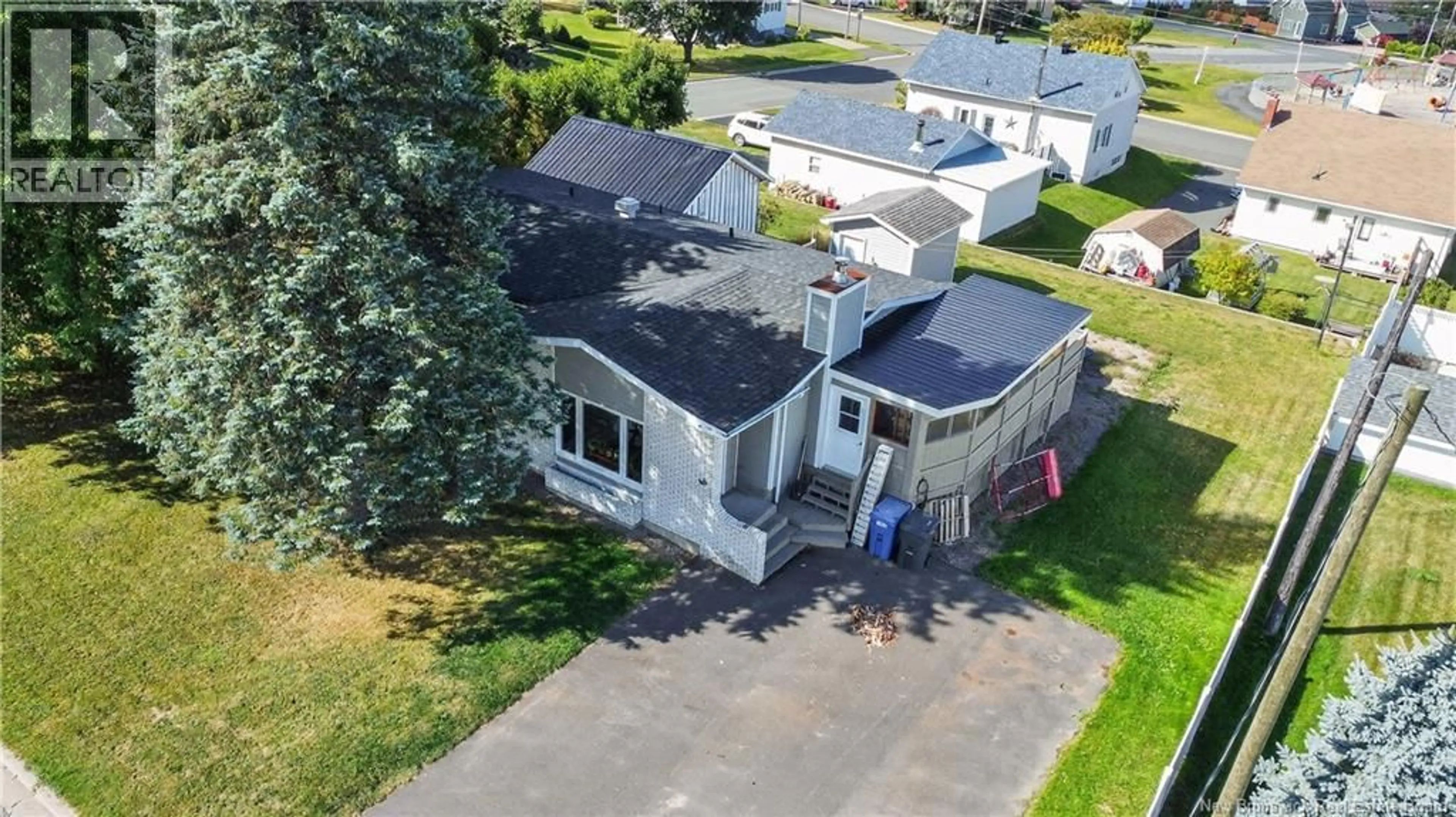 A pic from outside/outdoor area/front of a property/back of a property/a pic from drone, street for 66 FAIRVIEW STREET, Atholville New Brunswick E3N4L3