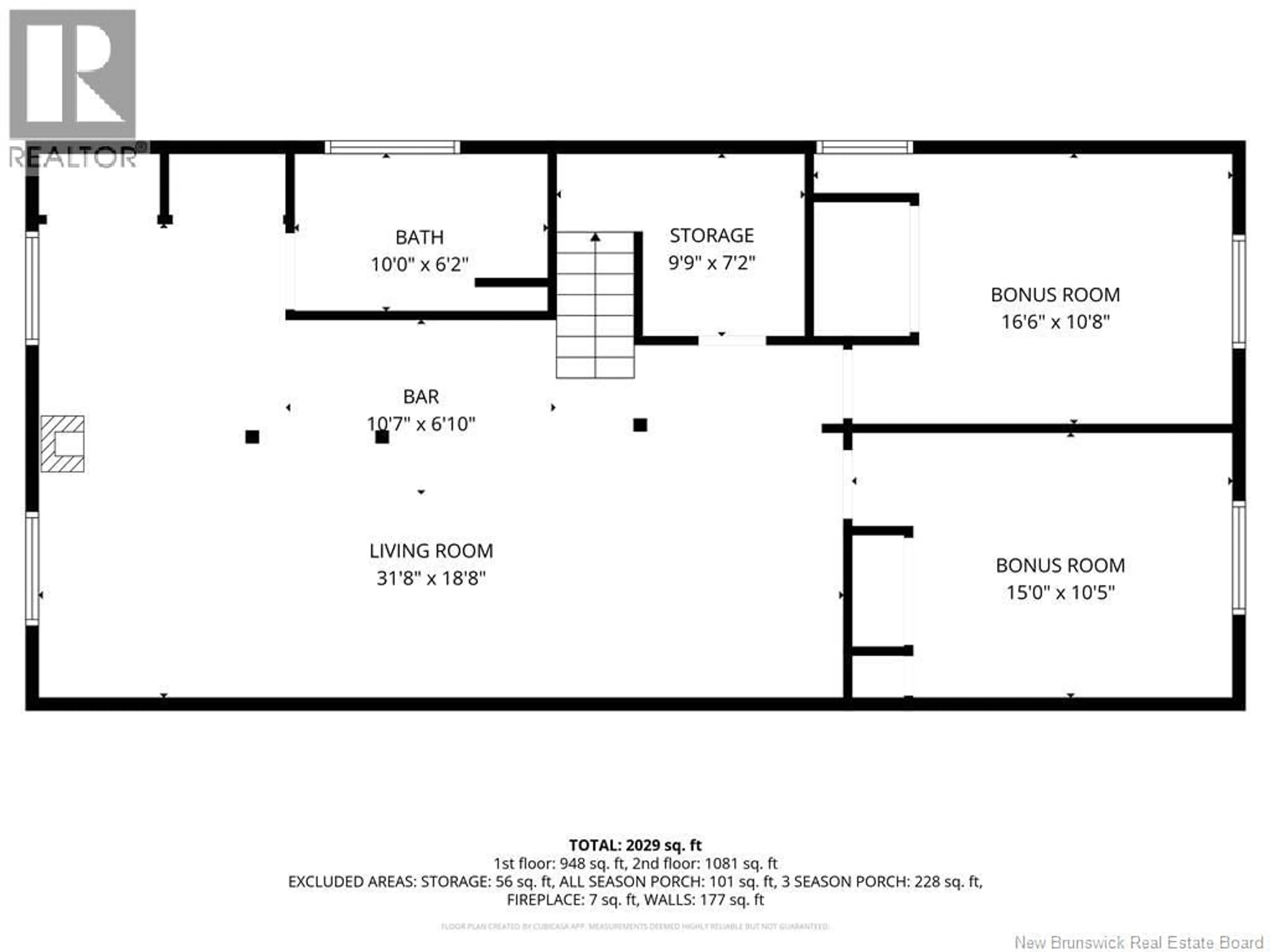 Floor plan for 66 FAIRVIEW STREET, Atholville New Brunswick E3N4L3