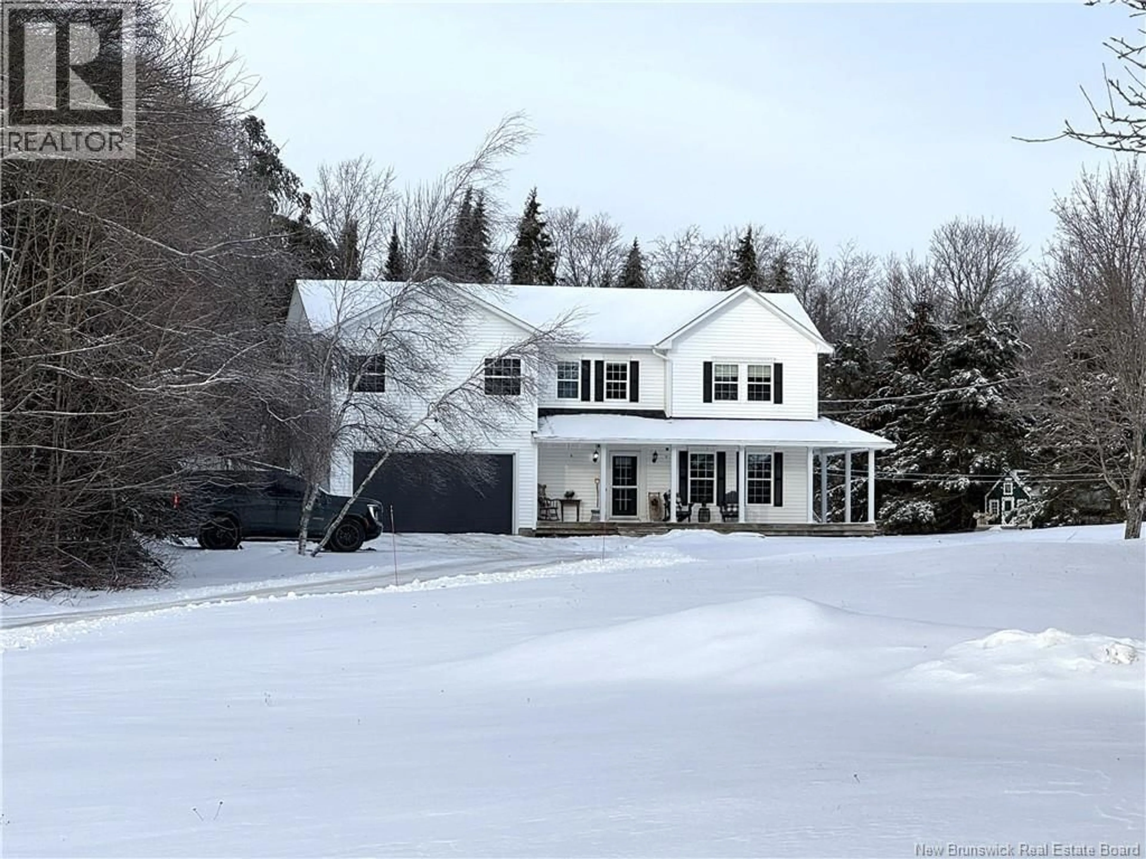 Home with vinyl exterior material, street for 960 ROUTE 555, Richmond Settlement New Brunswick E7M4X7