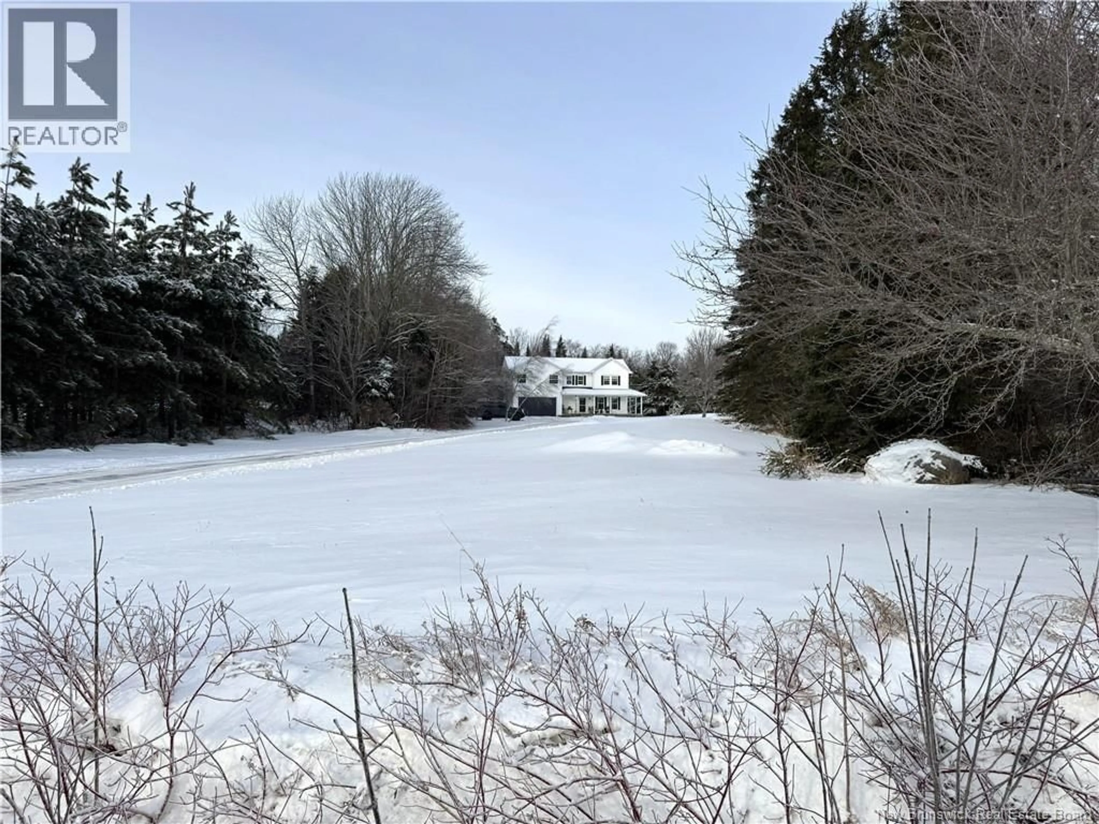 A pic from outside/outdoor area/front of a property/back of a property/a pic from drone, water/lake/river/ocean view for 960 ROUTE 555, Richmond Settlement New Brunswick E7M4X7