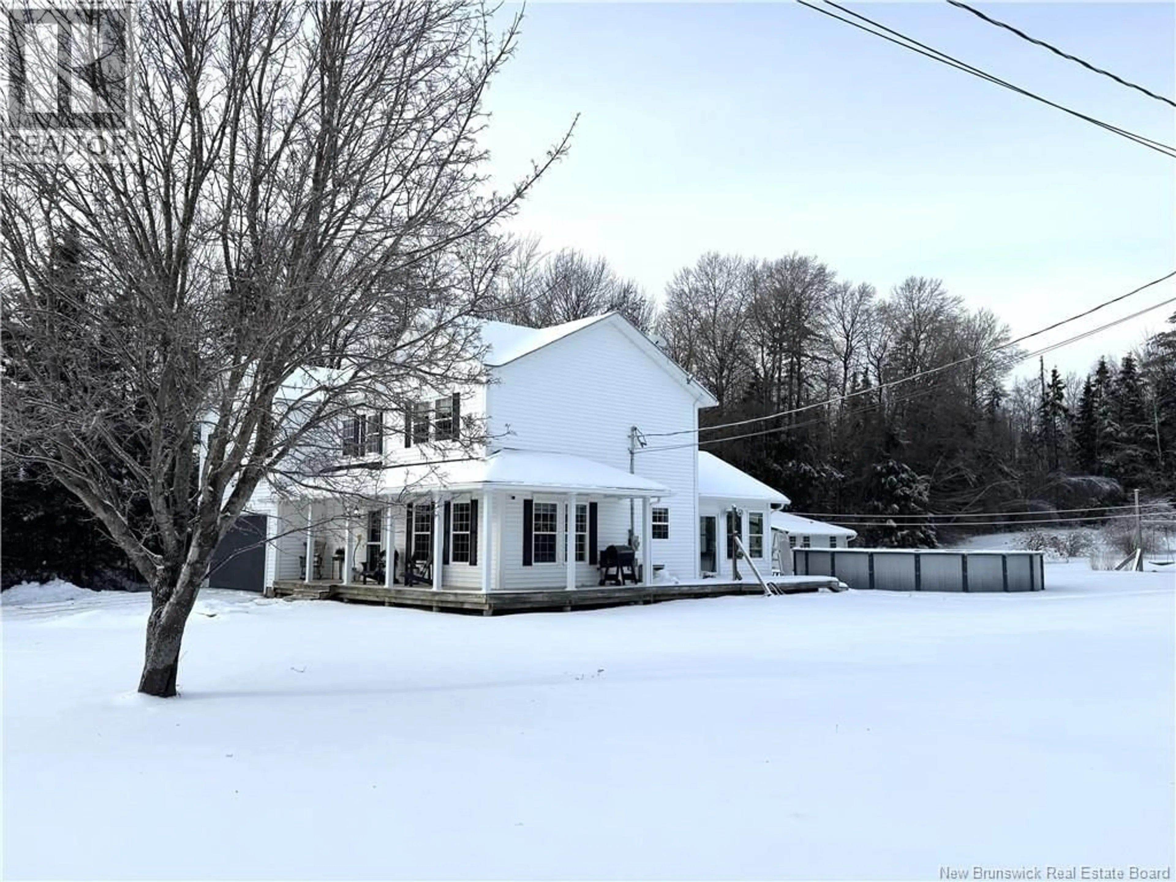 A pic from outside/outdoor area/front of a property/back of a property/a pic from drone, street for 960 ROUTE 555, Richmond Settlement New Brunswick E7M4X7