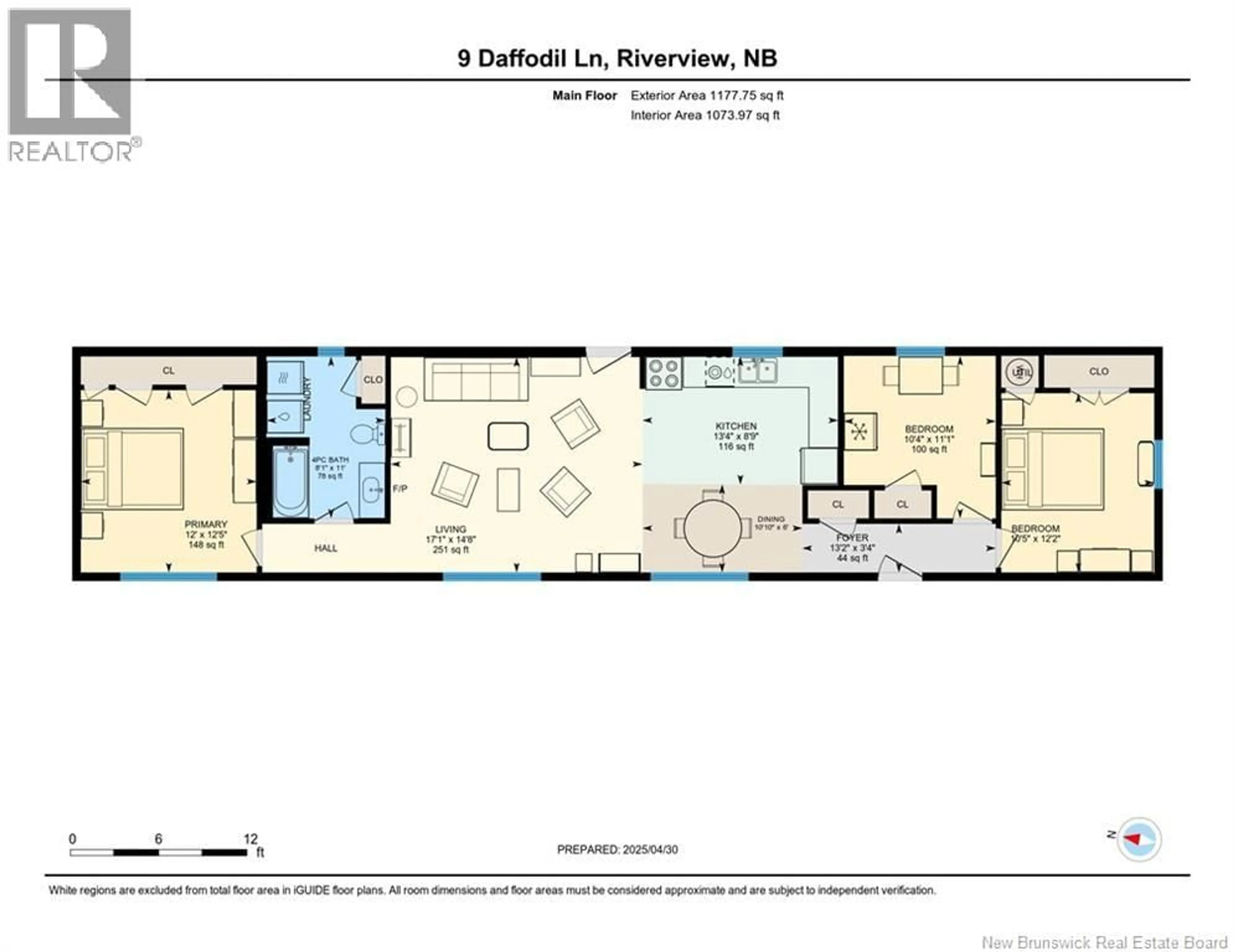 Floor plan for 9 DAFFODIL LANE, Riverview New Brunswick E1B4Z2
