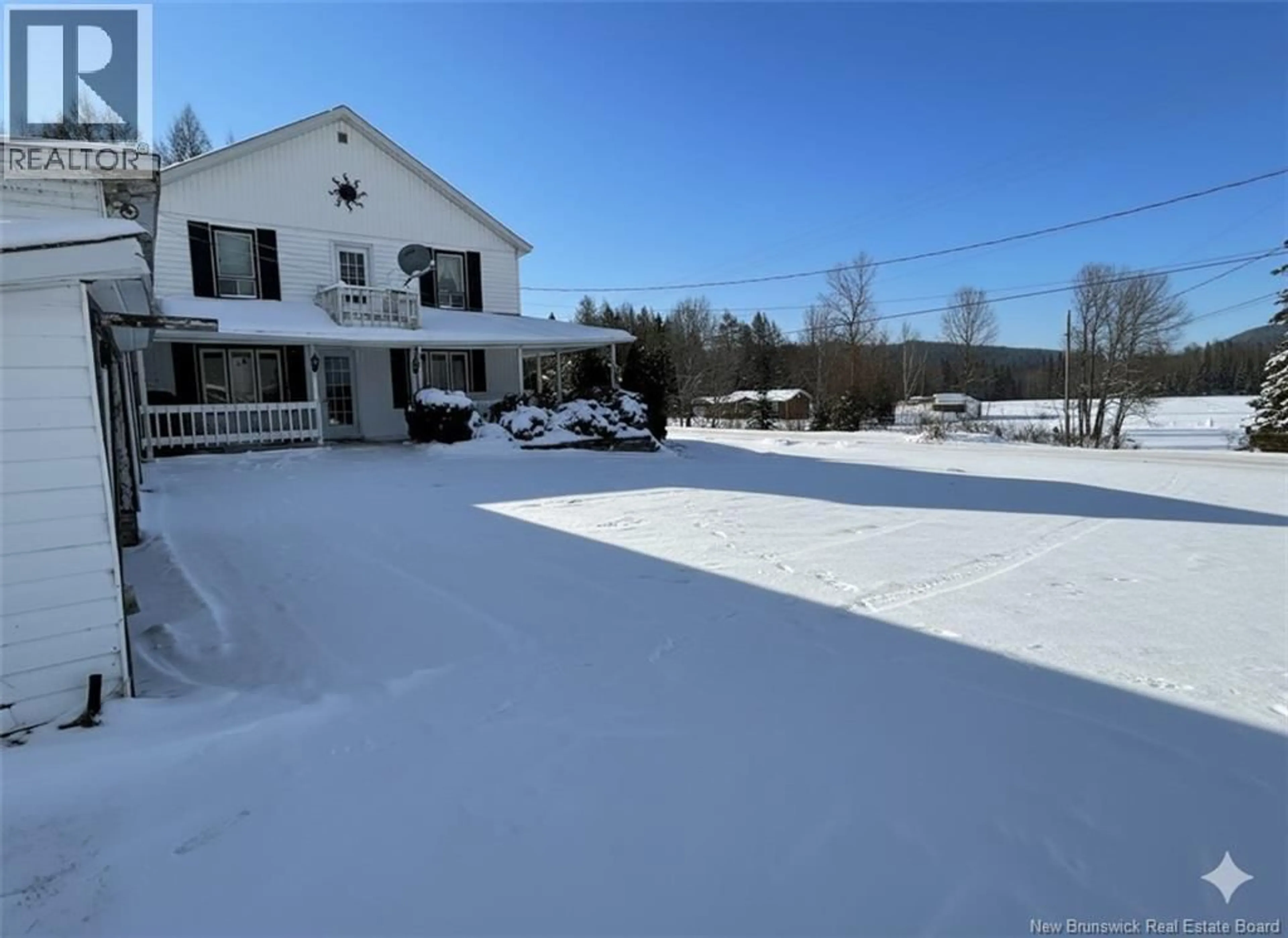 A pic from outside/outdoor area/front of a property/back of a property/a pic from drone, unknown for 406 SUTHERLAND BROOK ROAD, DSL de Drummond/DSL of Drummond New Brunswick E3Y2M6