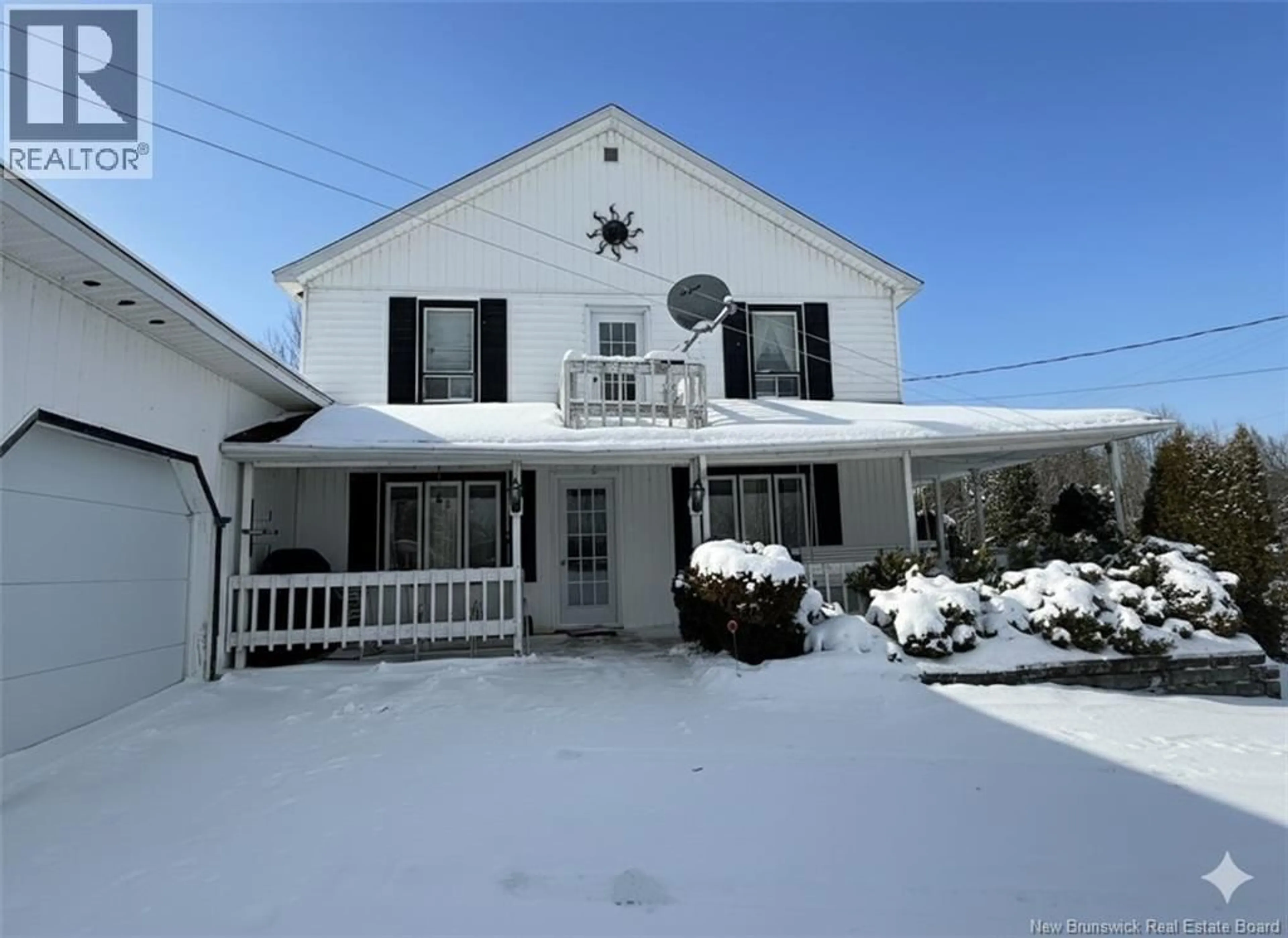 Home with vinyl exterior material, street for 406 SUTHERLAND BROOK ROAD, DSL de Drummond/DSL of Drummond New Brunswick E3Y2M6