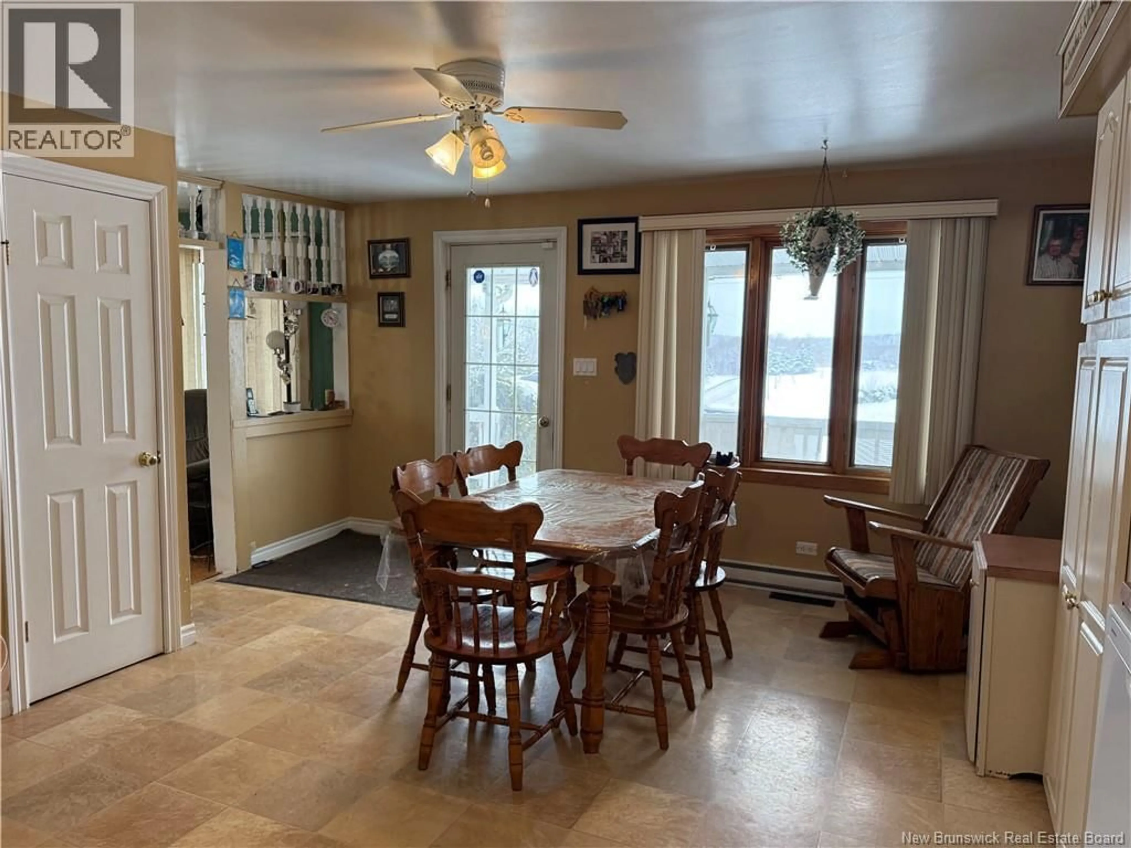 Dining room, ceramic/tile floor for 406 SUTHERLAND BROOK ROAD, DSL de Drummond/DSL of Drummond New Brunswick E3Y2M6