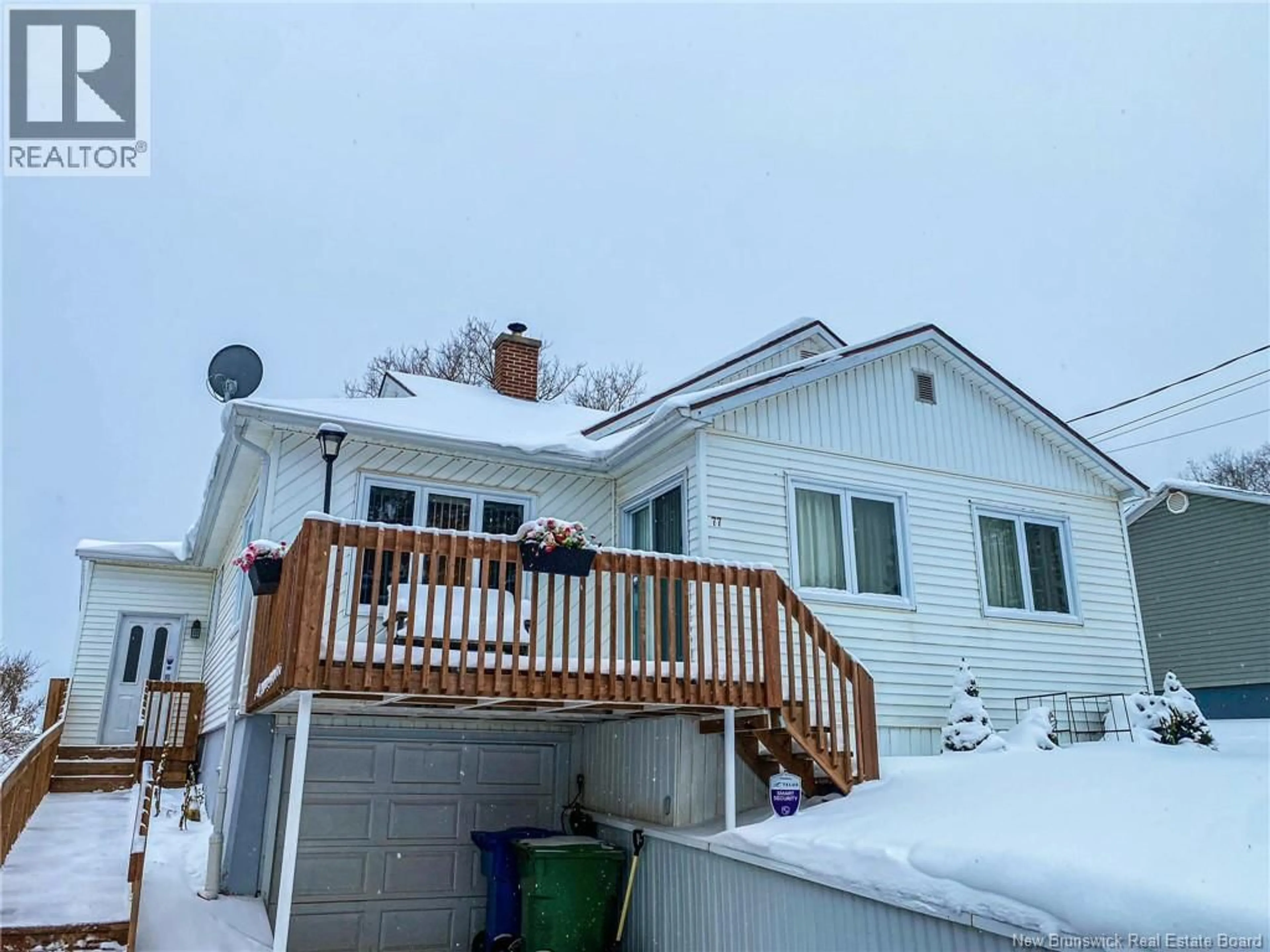 A pic from outside/outdoor area/front of a property/back of a property/a pic from drone, street for 77 FRASER STREET, Plaster Rock New Brunswick E7G1R9