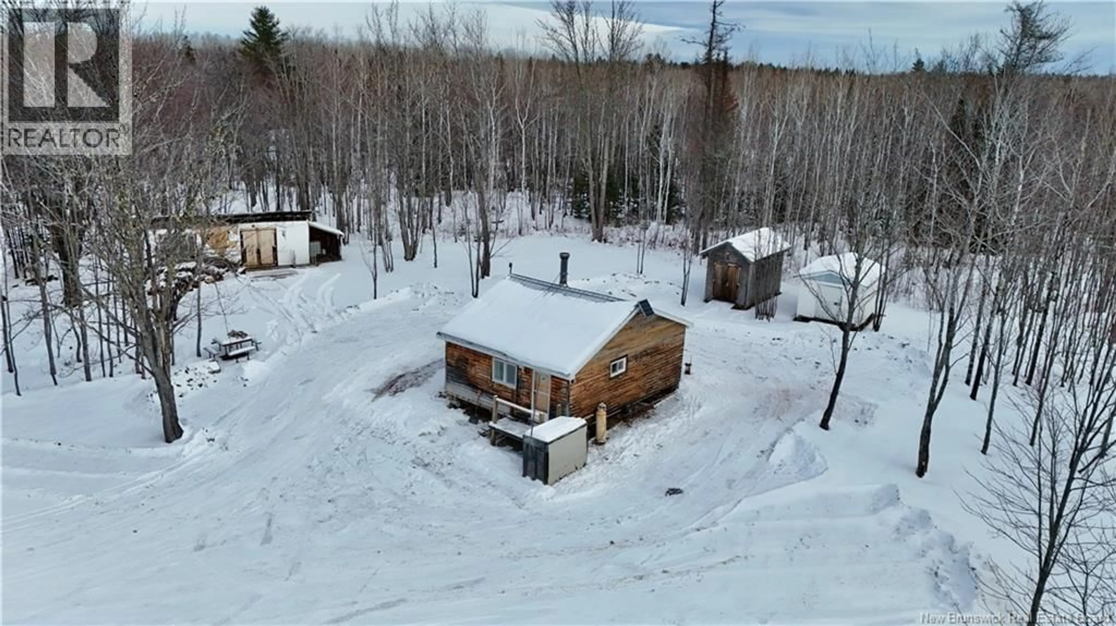 A pic from outside/outdoor area/front of a property/back of a property/a pic from drone, building for 319 CHAMBERLAIN SETTLEMENT ROAD, Chamberlain Settlement New Brunswick E2A6H1