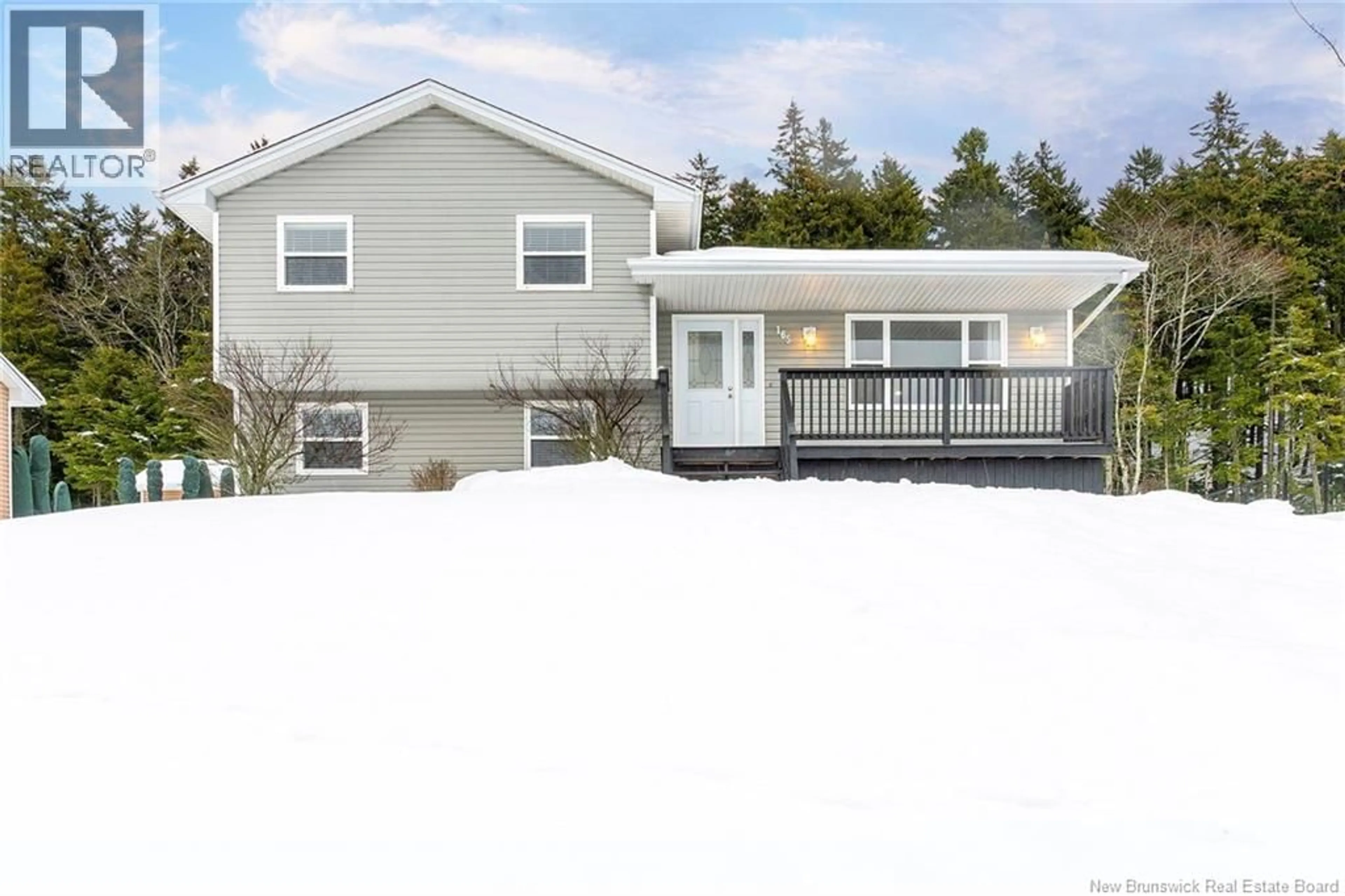 Home with vinyl exterior material, street for 165 PORTER STREET, Saint John New Brunswick E2M0A4