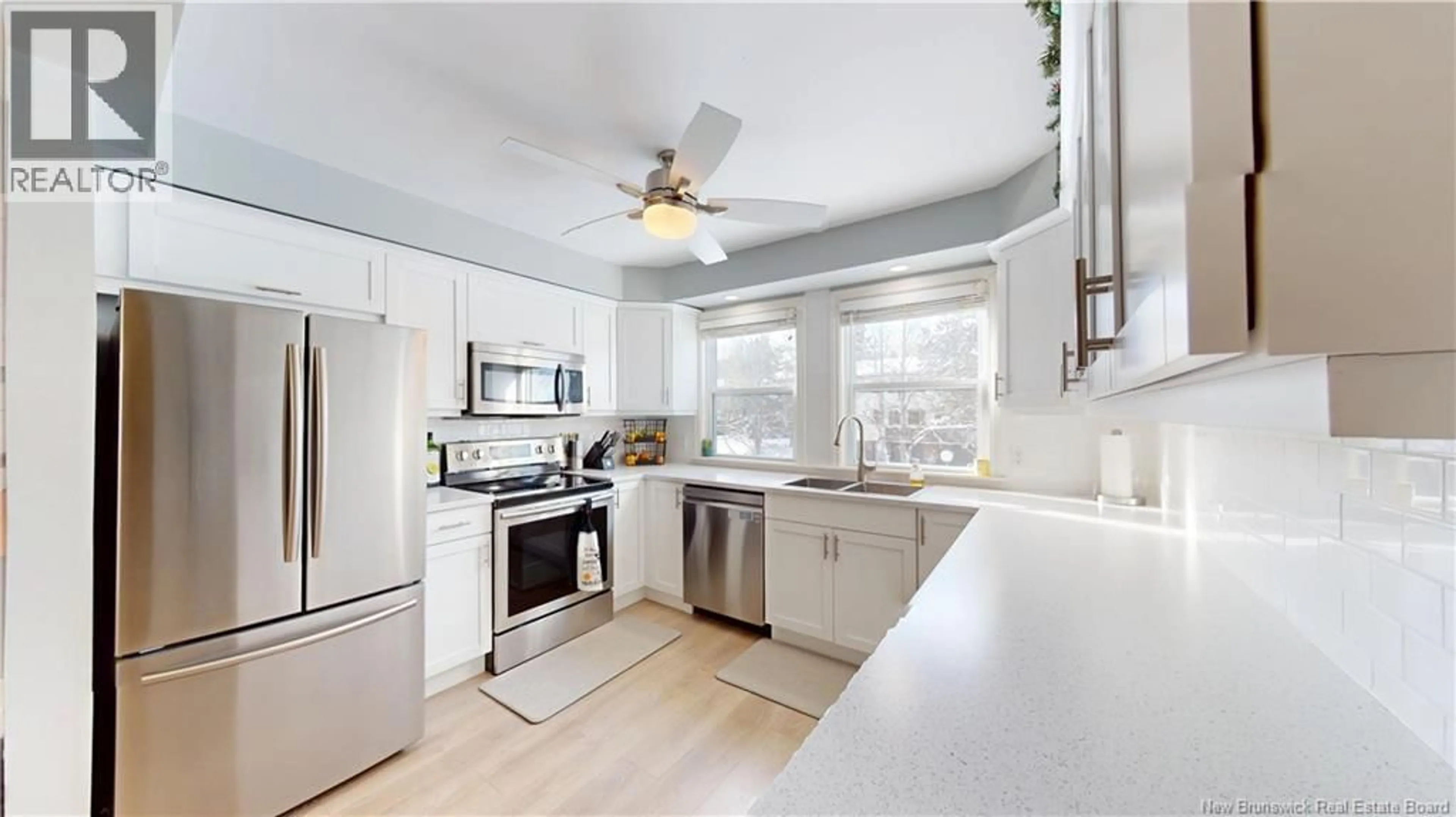 Open concept kitchen, ceramic/tile floor for 1 SHADOWHILL COURT, Rothesay New Brunswick E2E3N7