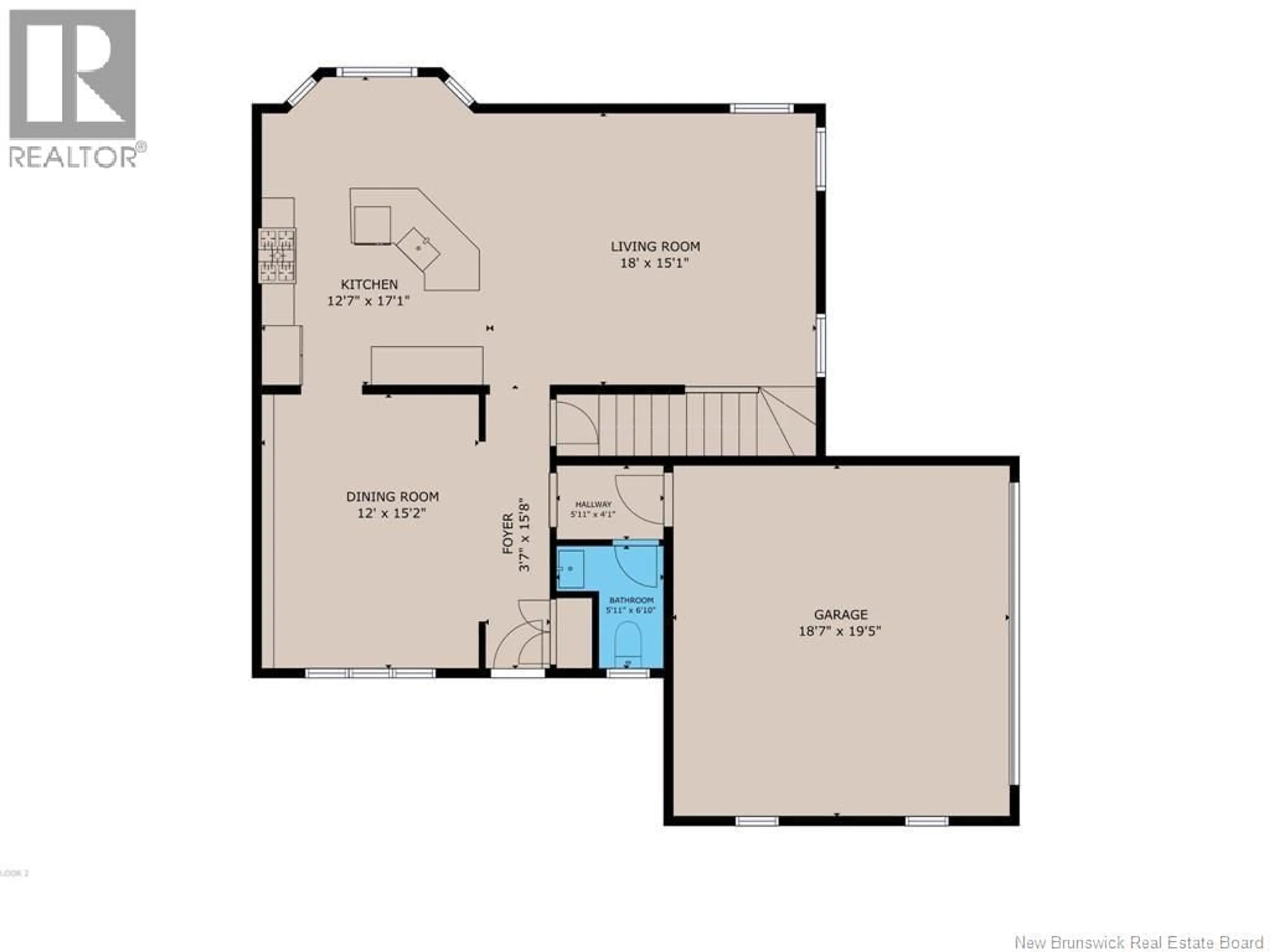 Floor plan for 51 MAURICE CRESCENT, Dieppe New Brunswick E1A8R1