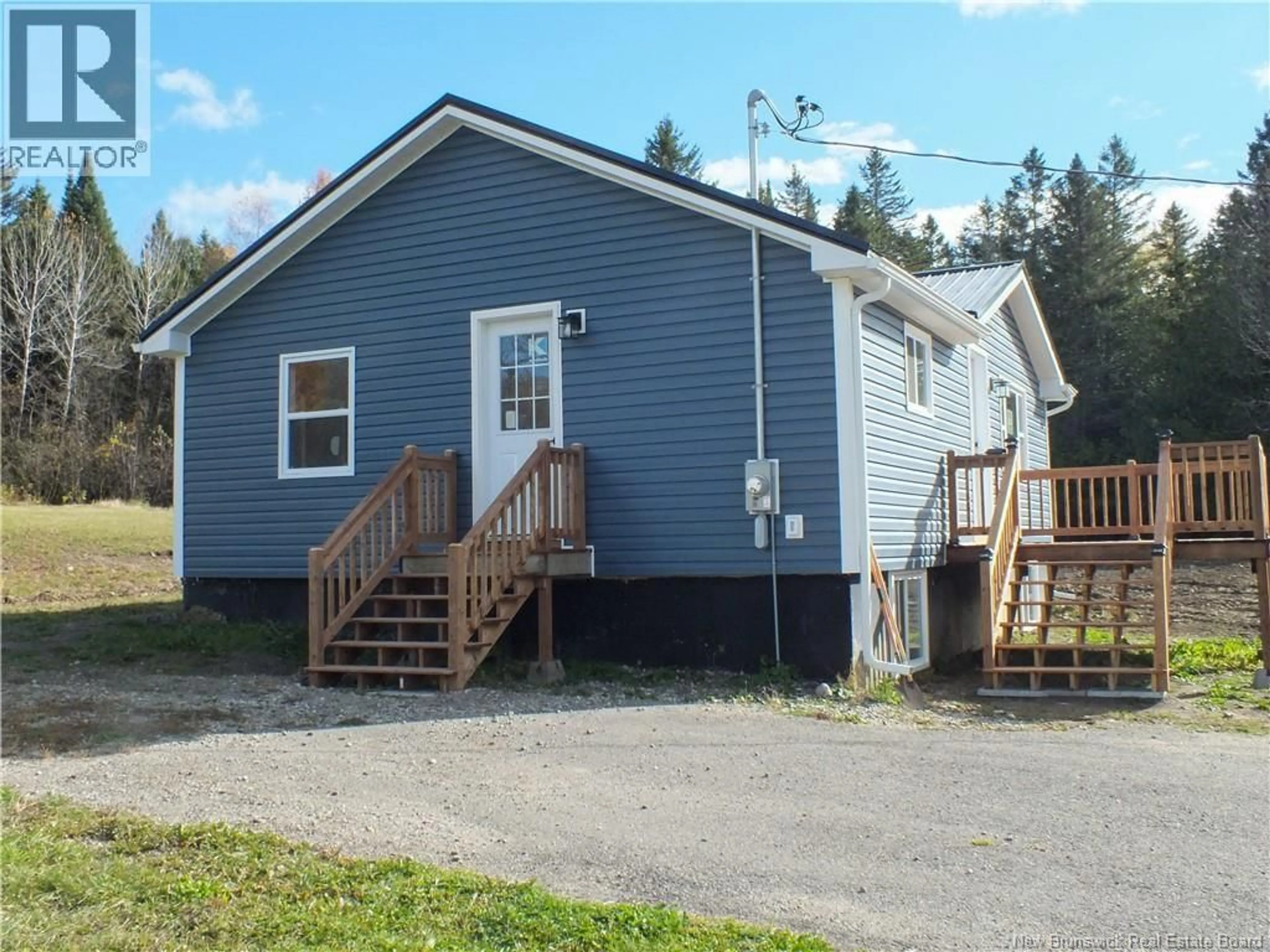 Home with vinyl exterior material, building for 195 OAKLAND ROAD, Oakland New Brunswick E7L2W7