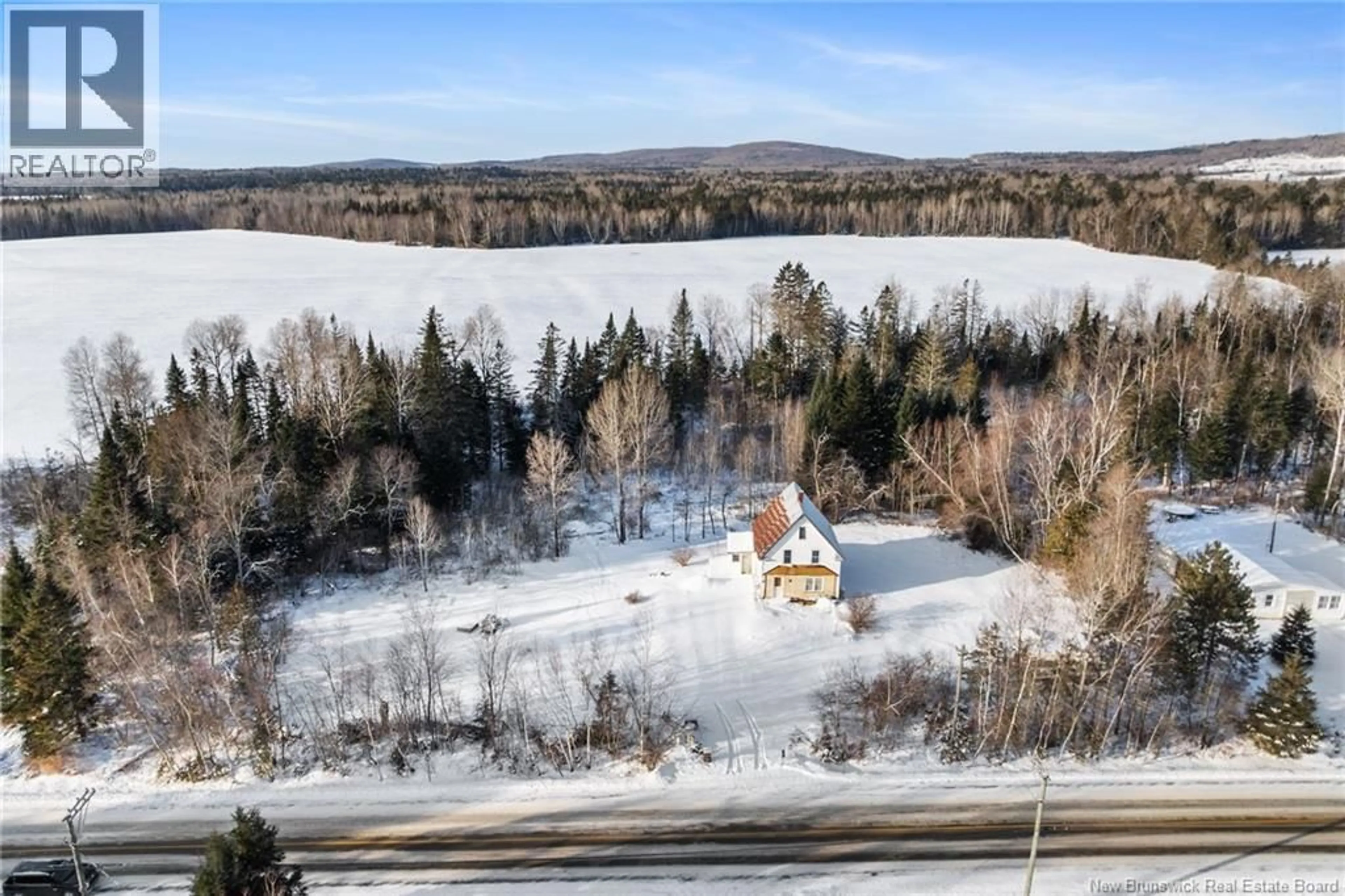 A pic from outside/outdoor area/front of a property/back of a property/a pic from drone, unknown for 495 ROUTE 595, Temperance Vale New Brunswick E6G2J2