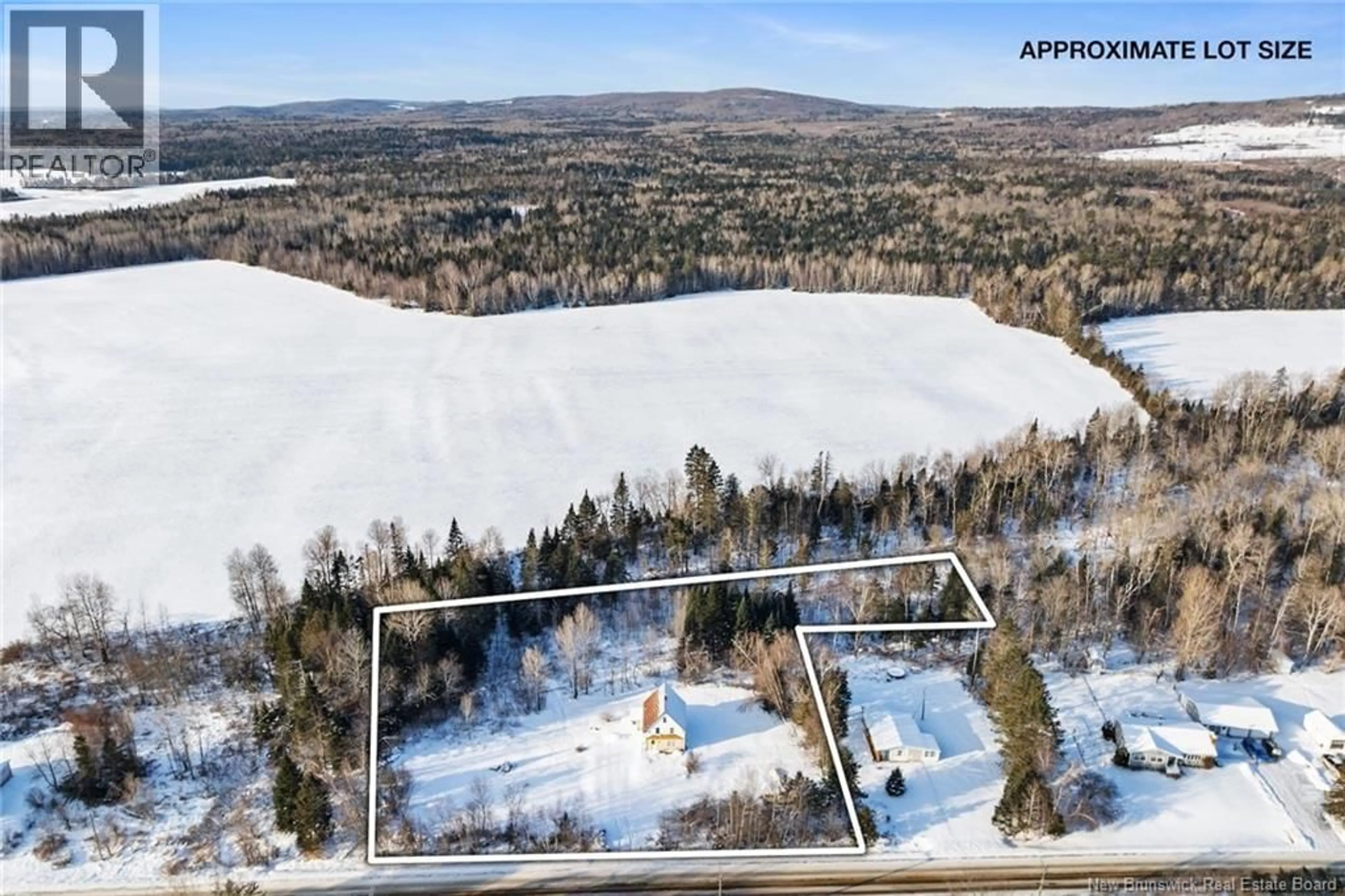 A pic from outside/outdoor area/front of a property/back of a property/a pic from drone, water/lake/river/ocean view for 495 ROUTE 595, Temperance Vale New Brunswick E6G2J2