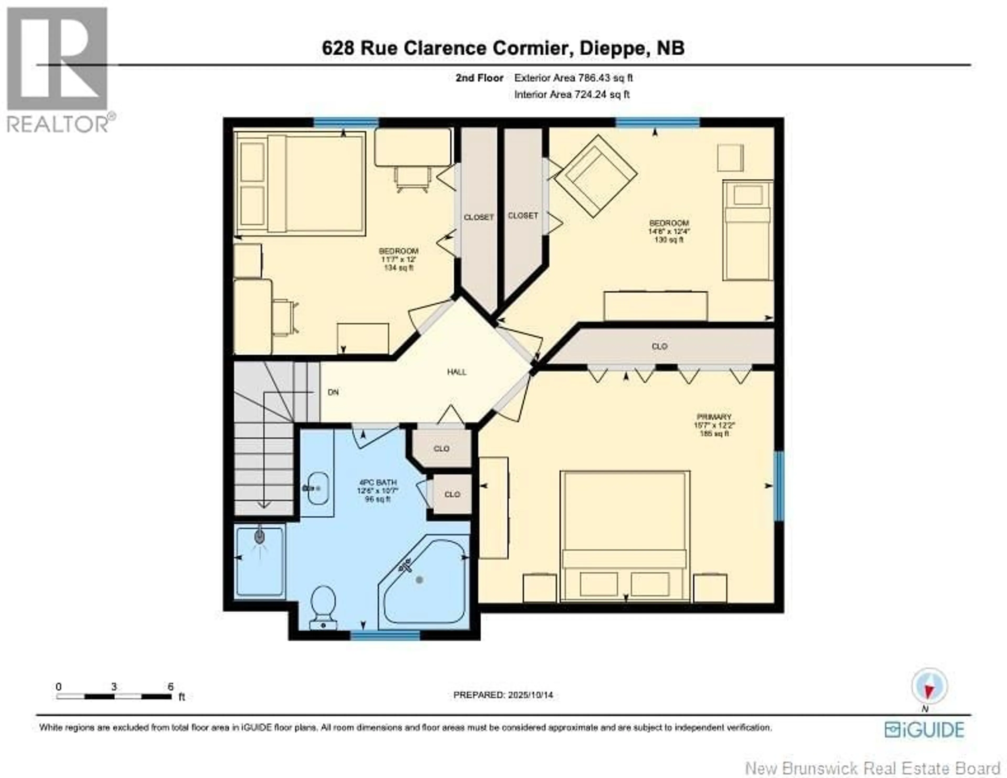 Floor plan for 628 CLARENCE CORMIER STREET, Dieppe New Brunswick E1A7T3
