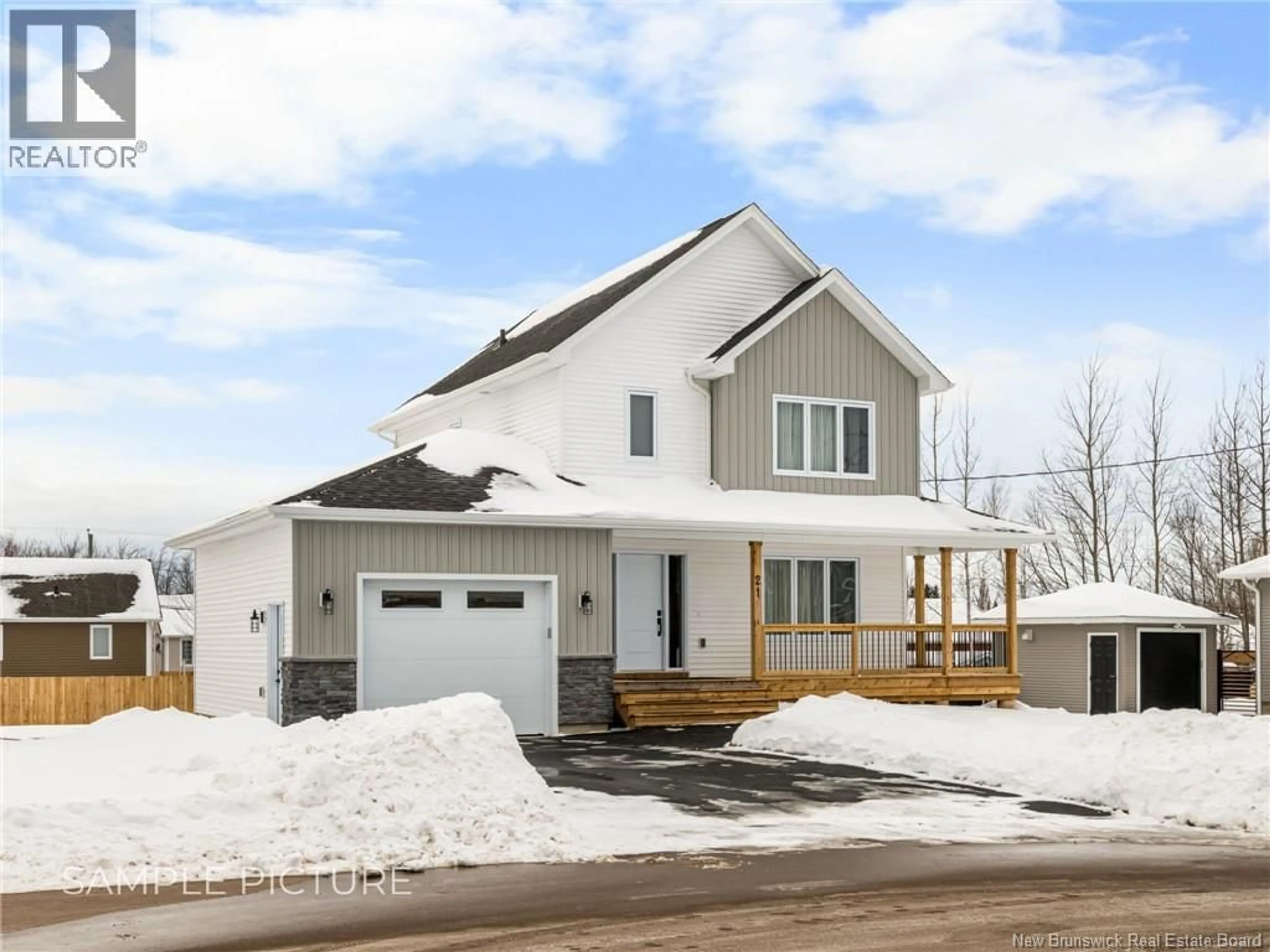 Home with vinyl exterior material, street for 449 GASPÉ STREET, Dieppe New Brunswick E1A6T6