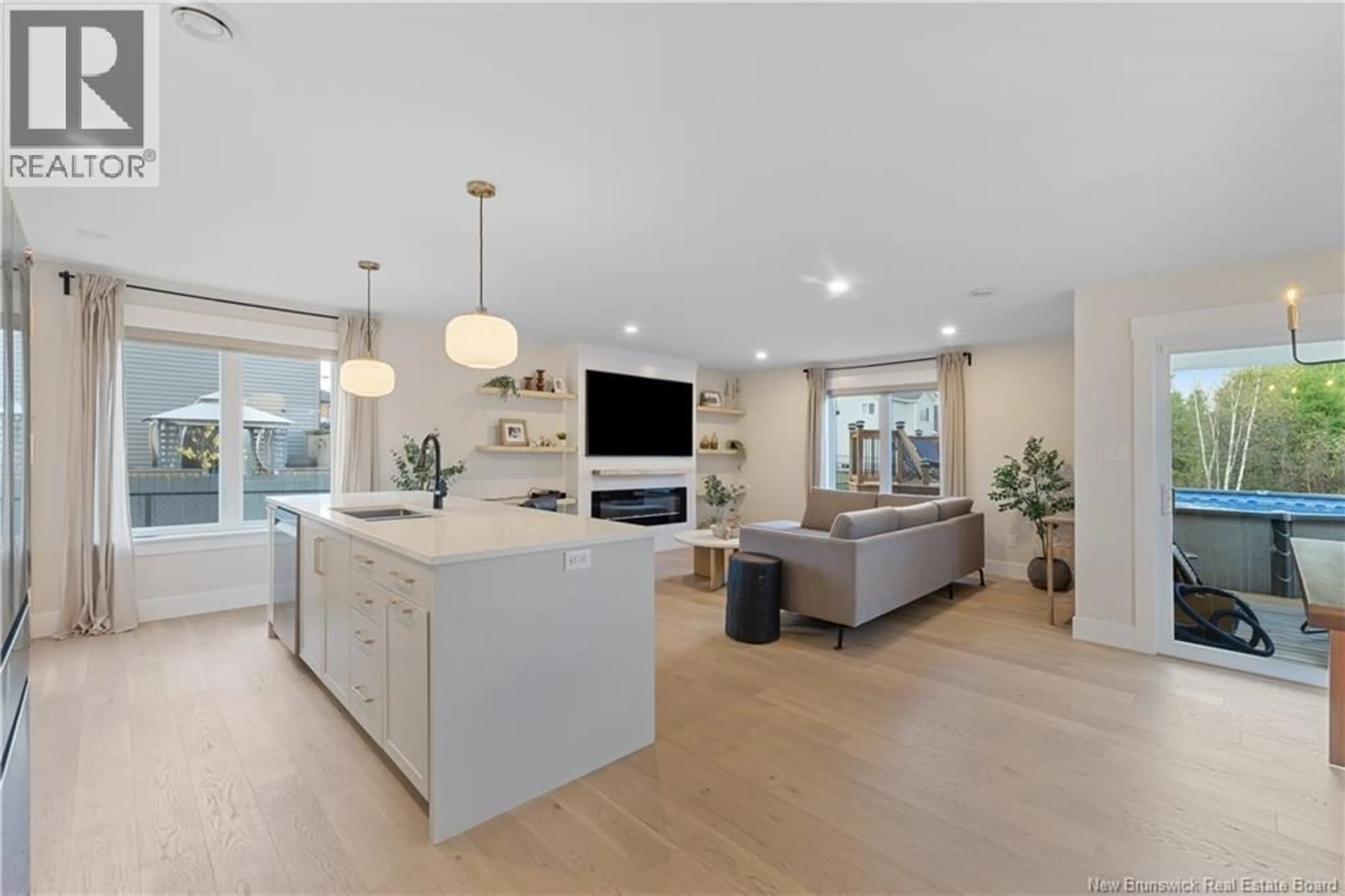 Open concept kitchen, ceramic/tile floor for 292 FALCON DRIVE, Moncton New Brunswick E1G6J6